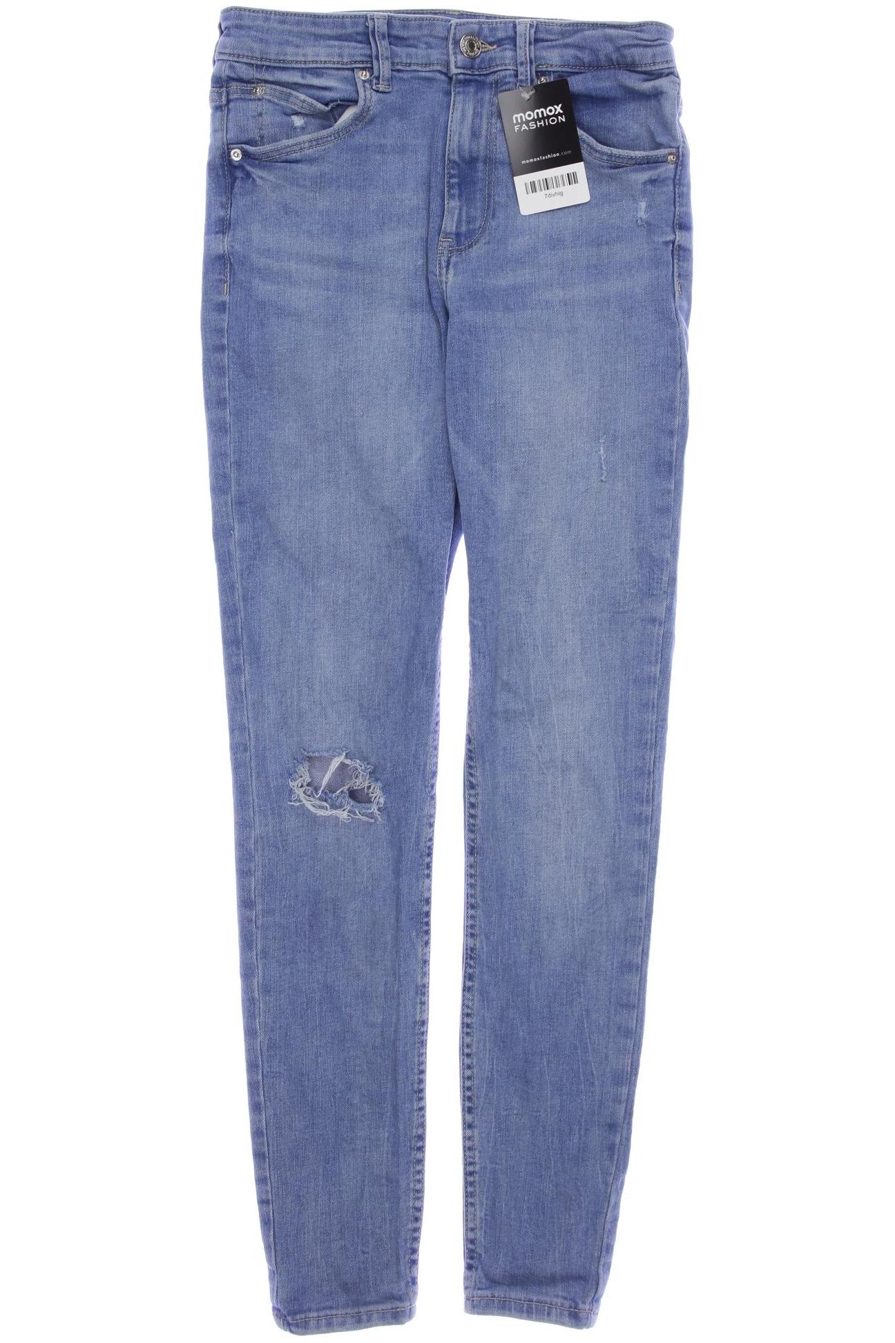 

bershka Damen Jeans, blau, Gr. 26