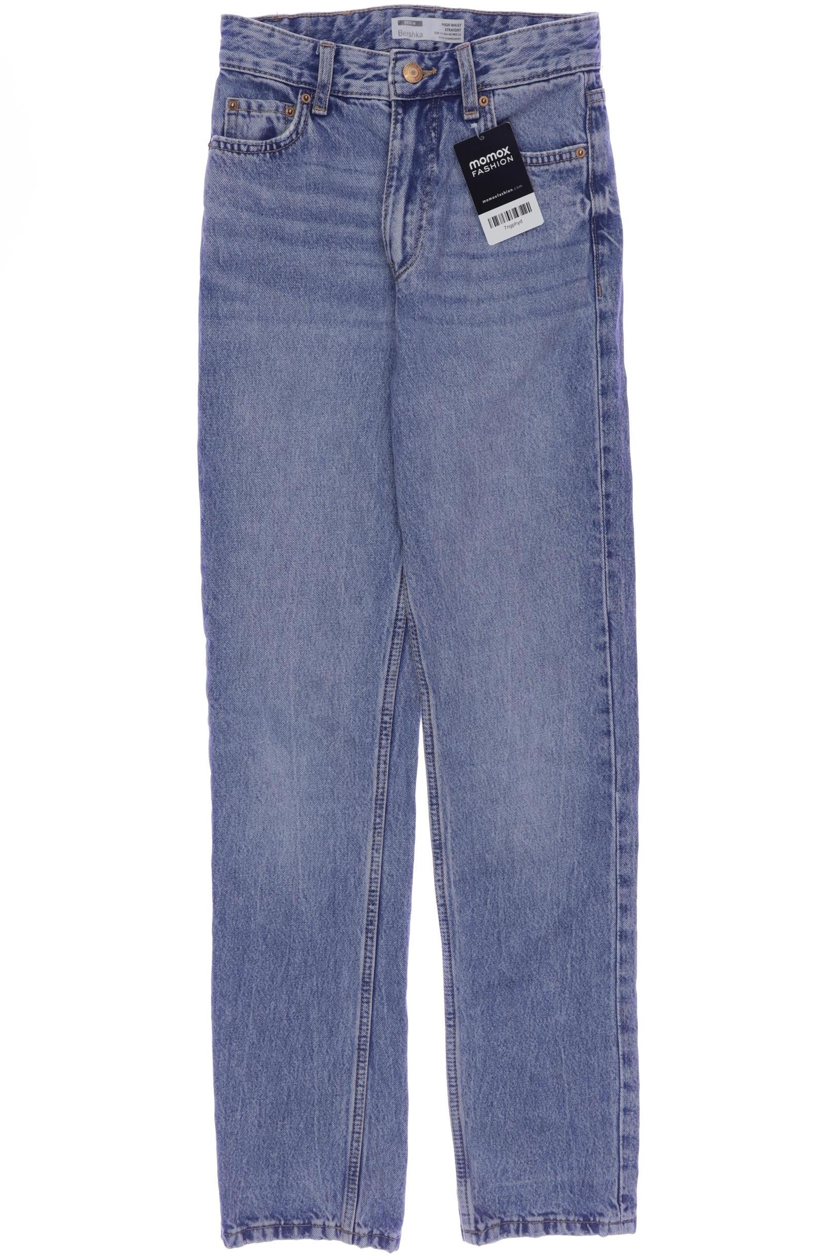 

bershka Damen Jeans, blau, Gr. 32