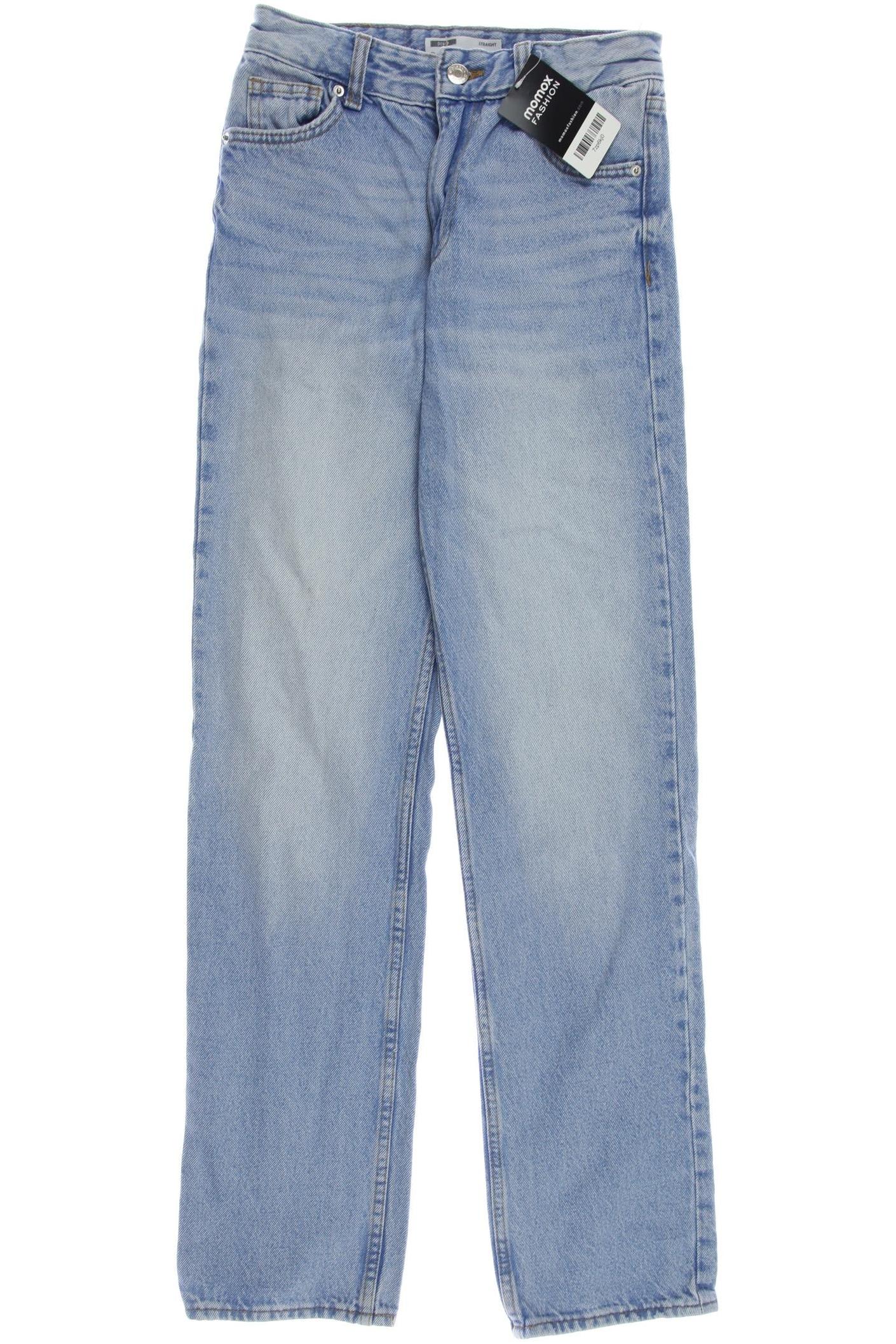 

bershka Damen Jeans, blau, Gr. 32