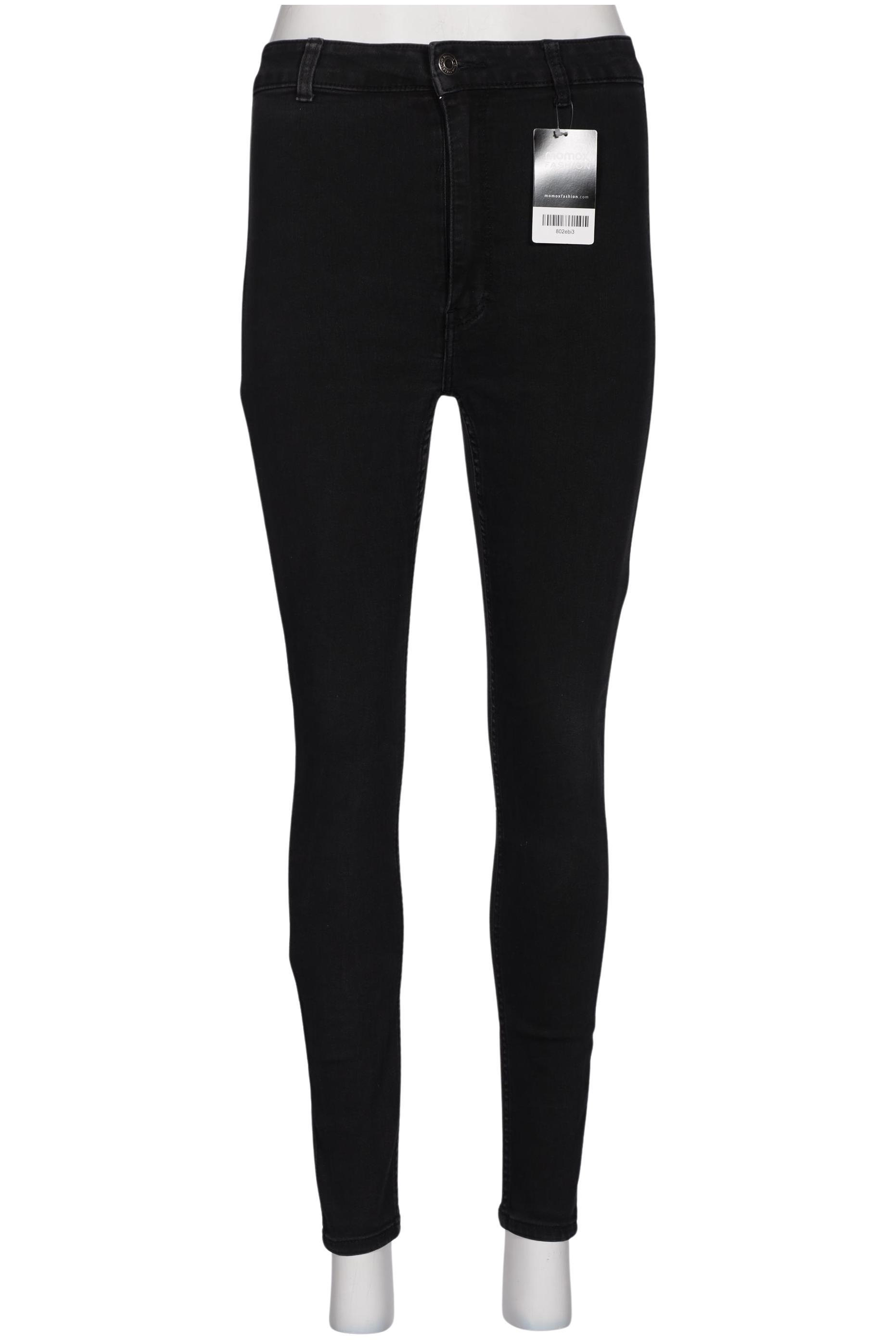 

bershka Damen Jeans, schwarz, Gr. 40