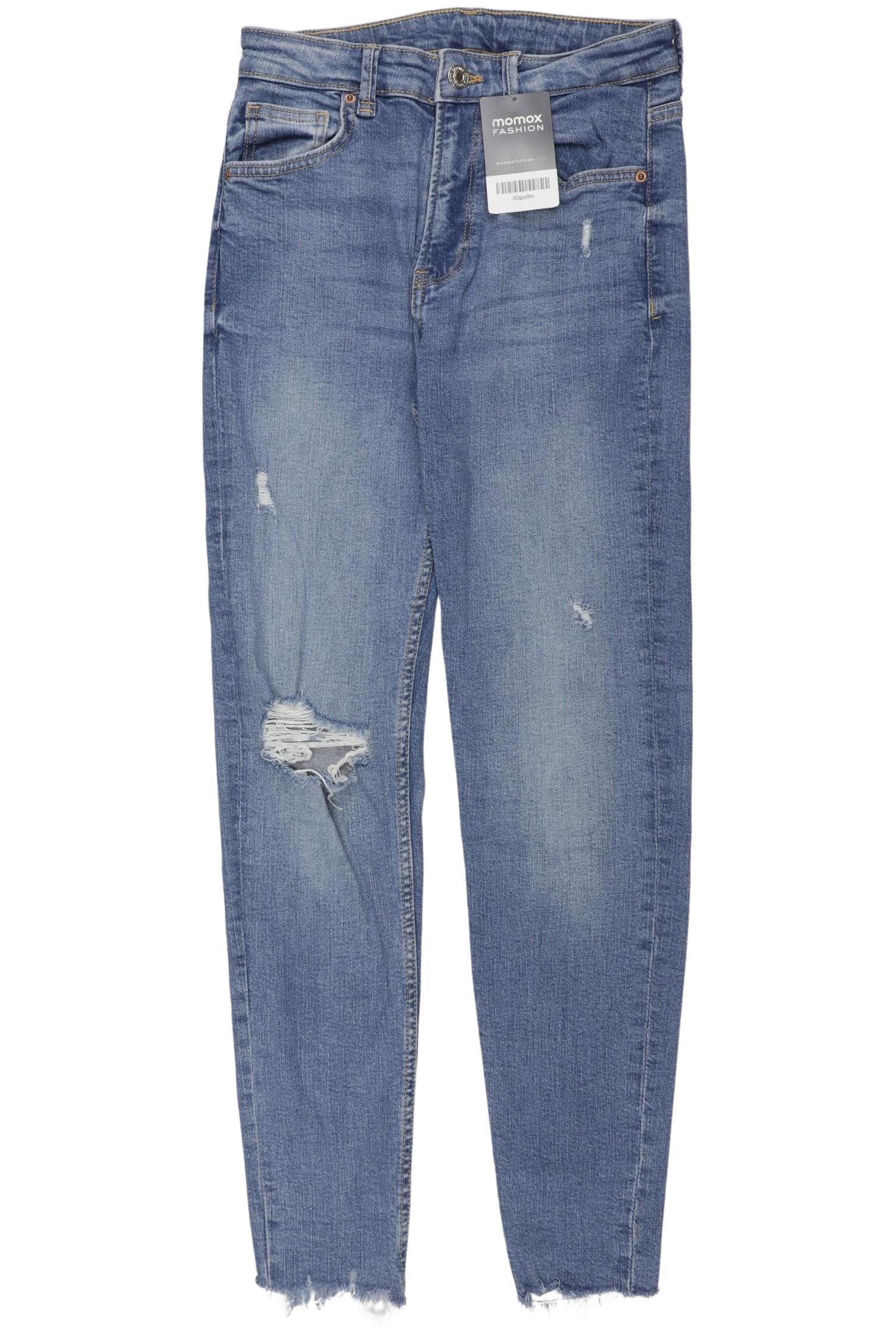 

bershka Damen Jeans, blau, Gr. 25