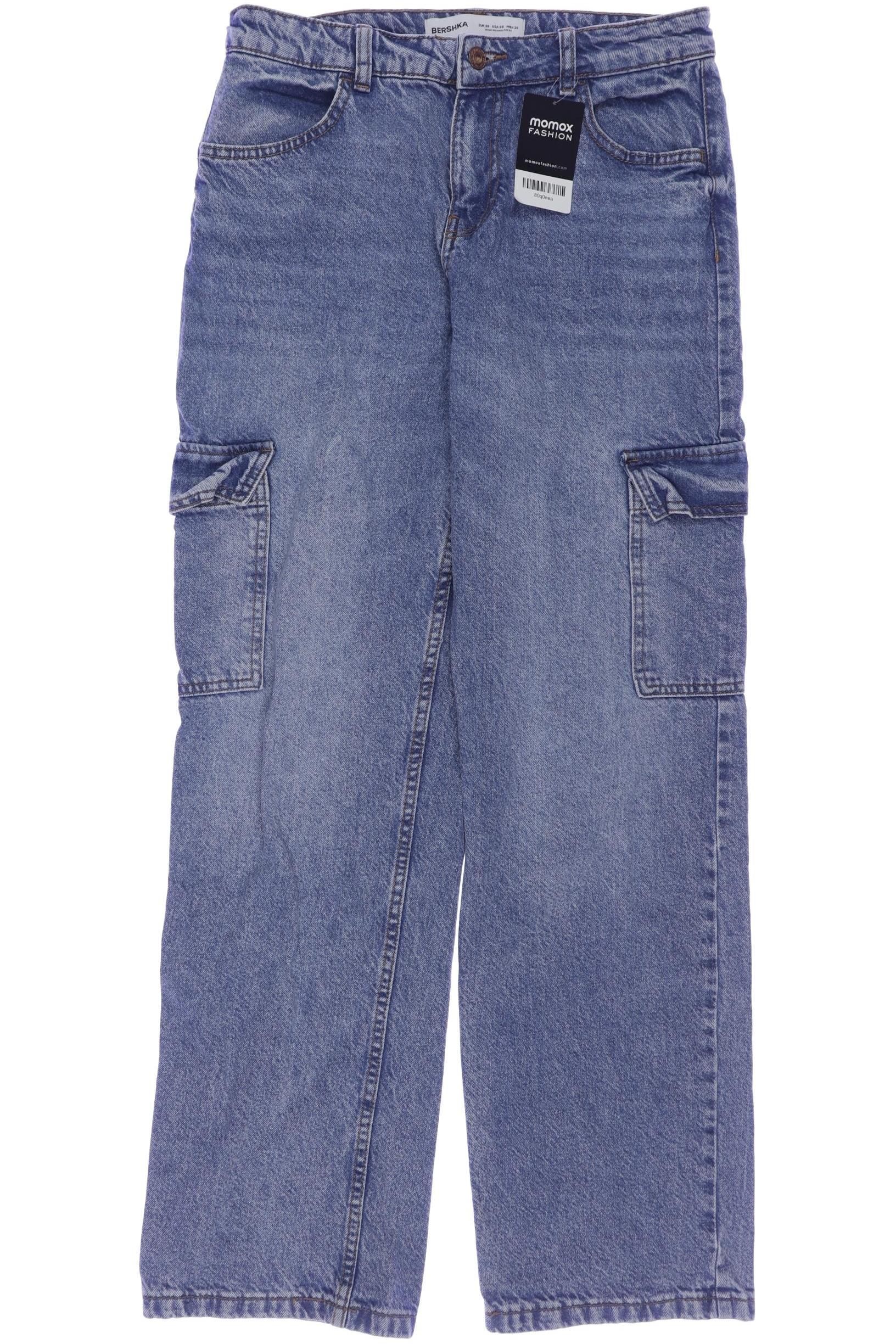 

bershka Damen Jeans, blau, Gr. 38