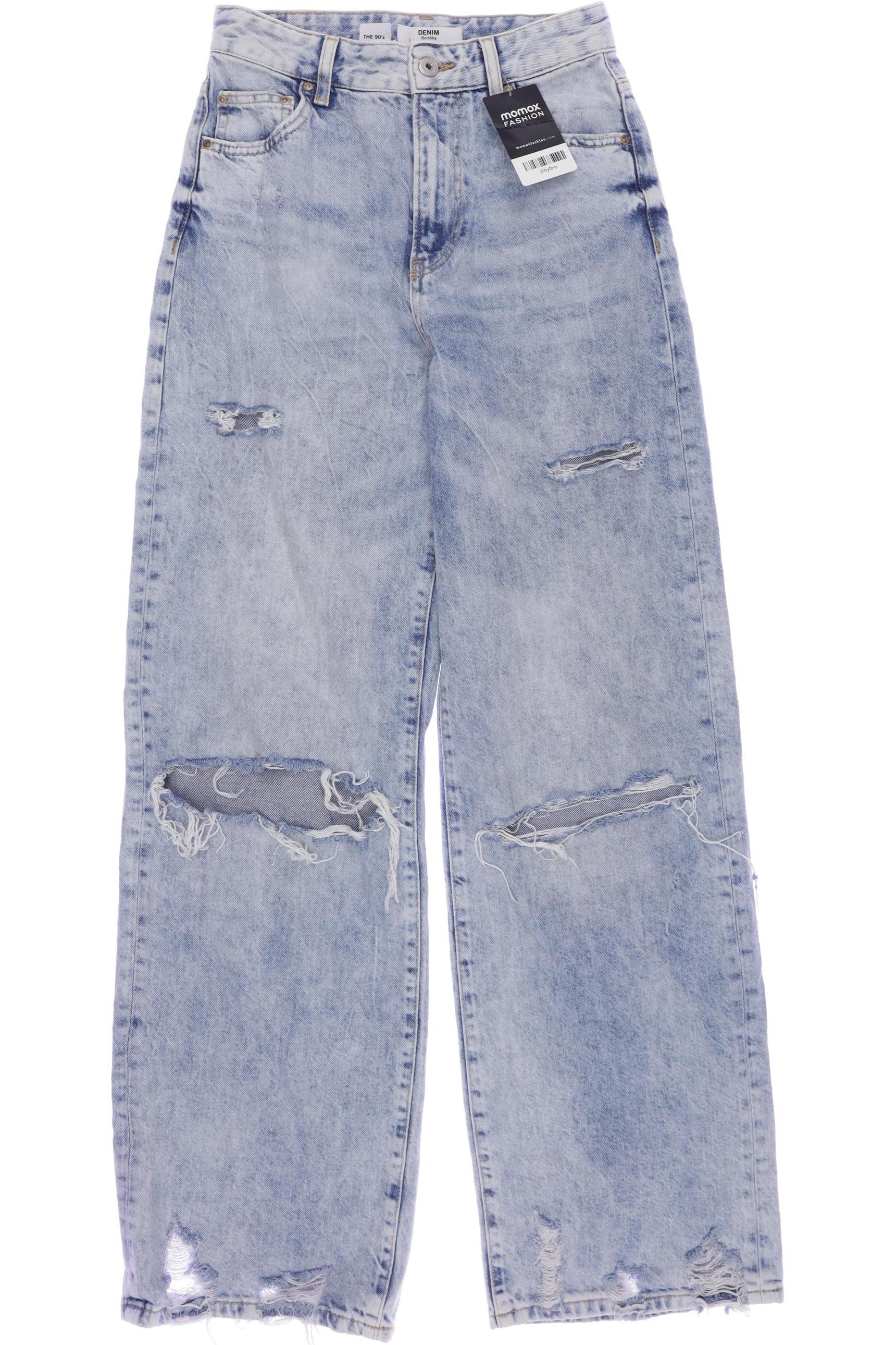 

bershka Damen Jeans, blau, Gr. 36