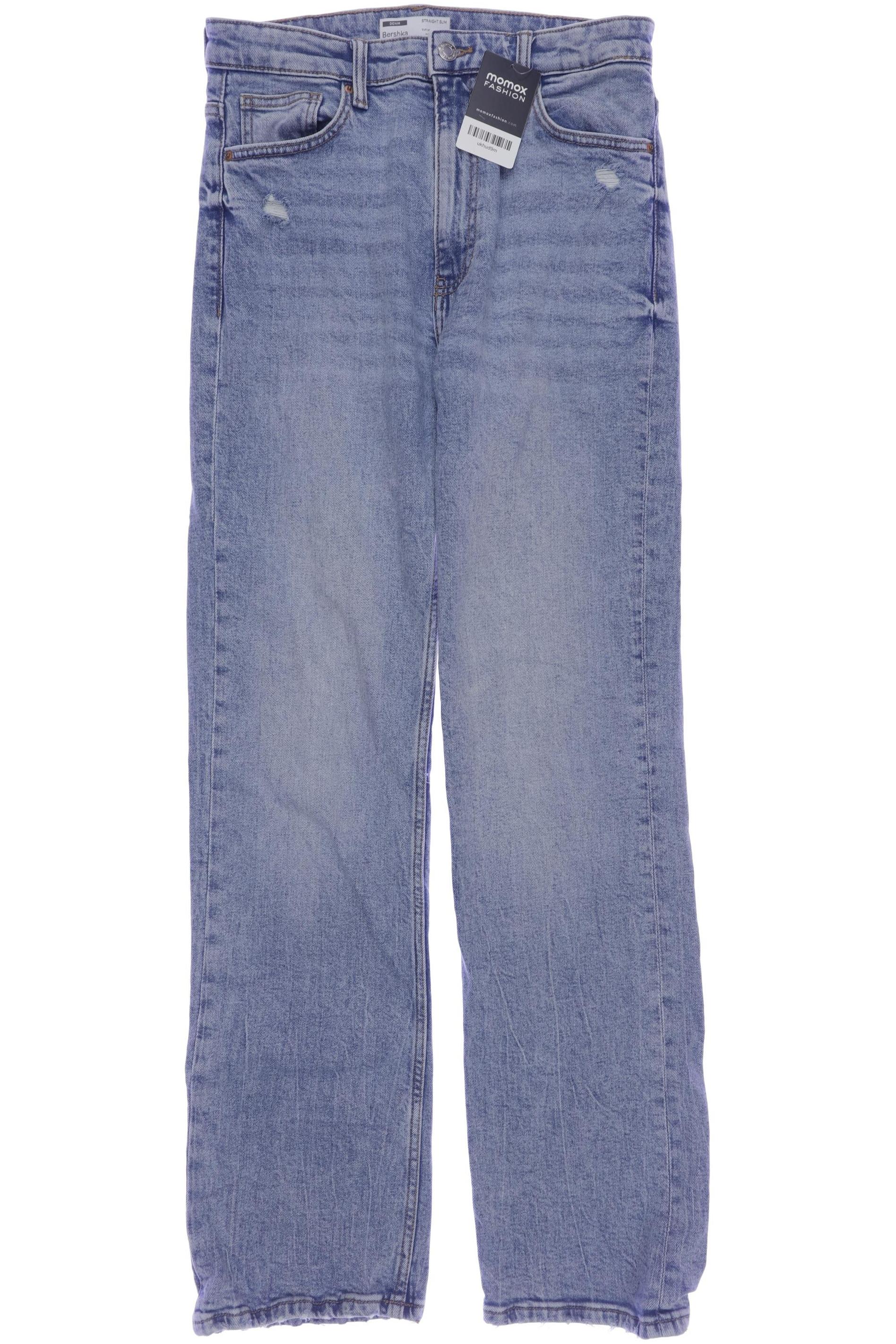 

bershka Damen Jeans, hellblau, Gr. 38