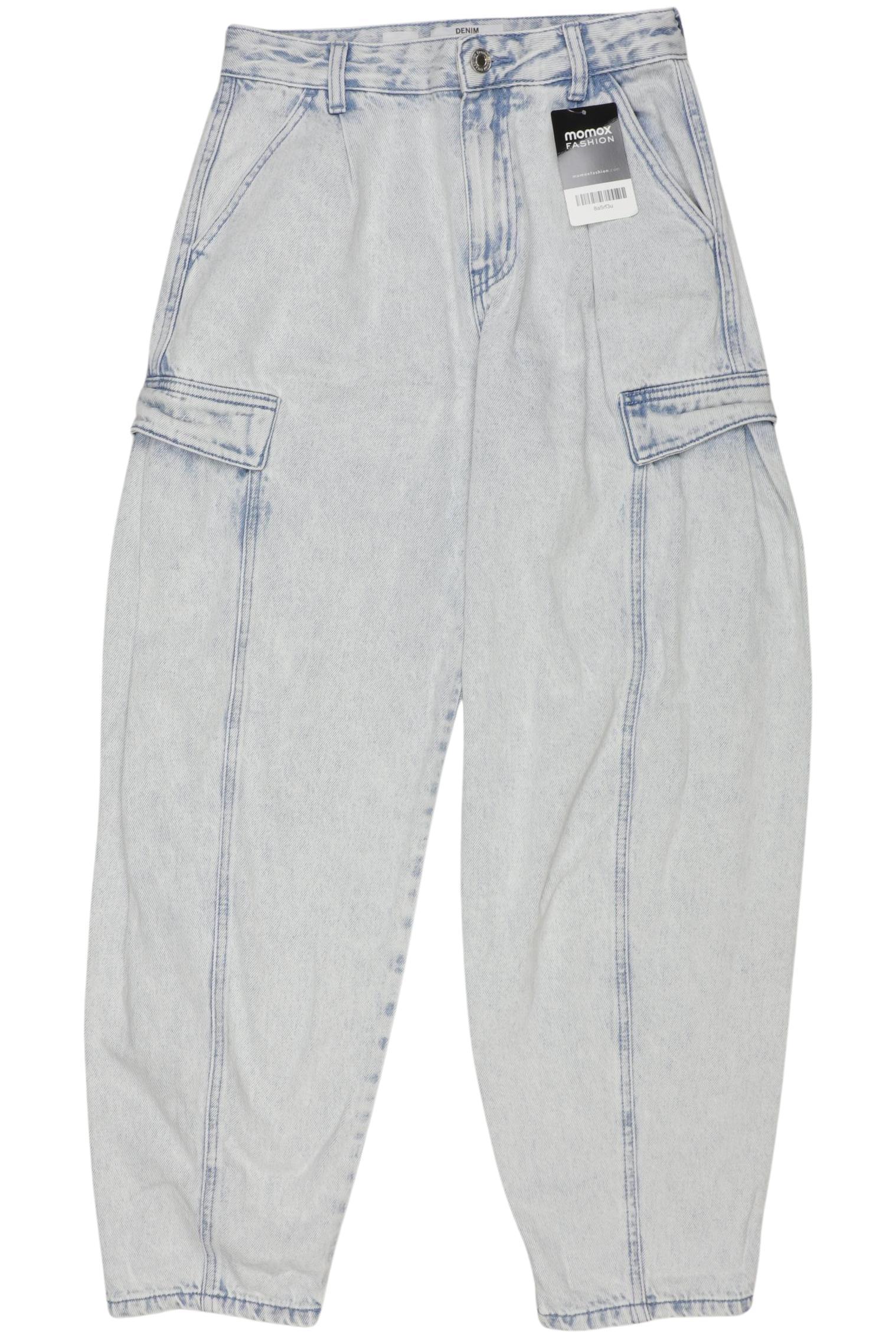 

bershka Damen Jeans, hellblau, Gr. 36