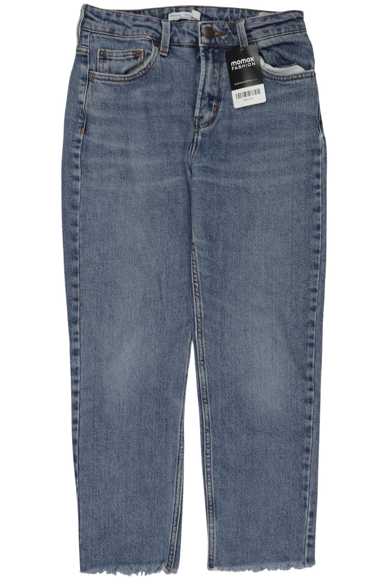 

bershka Damen Jeans, blau, Gr. 36