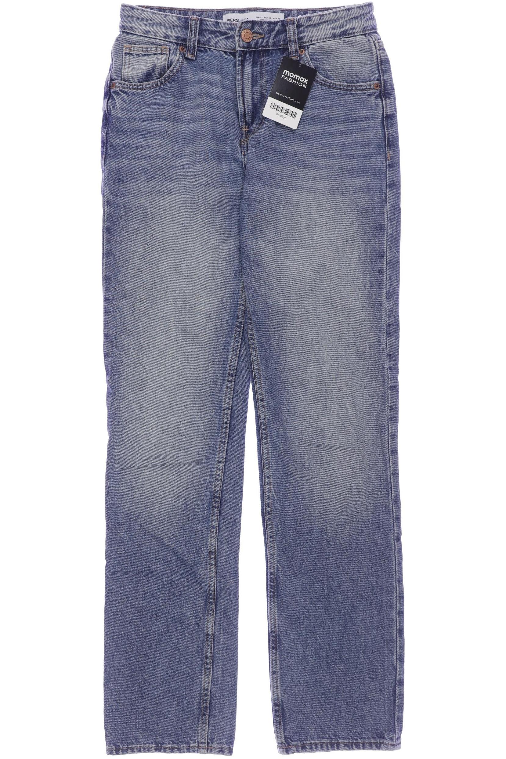 

bershka Damen Jeans, blau, Gr. 32