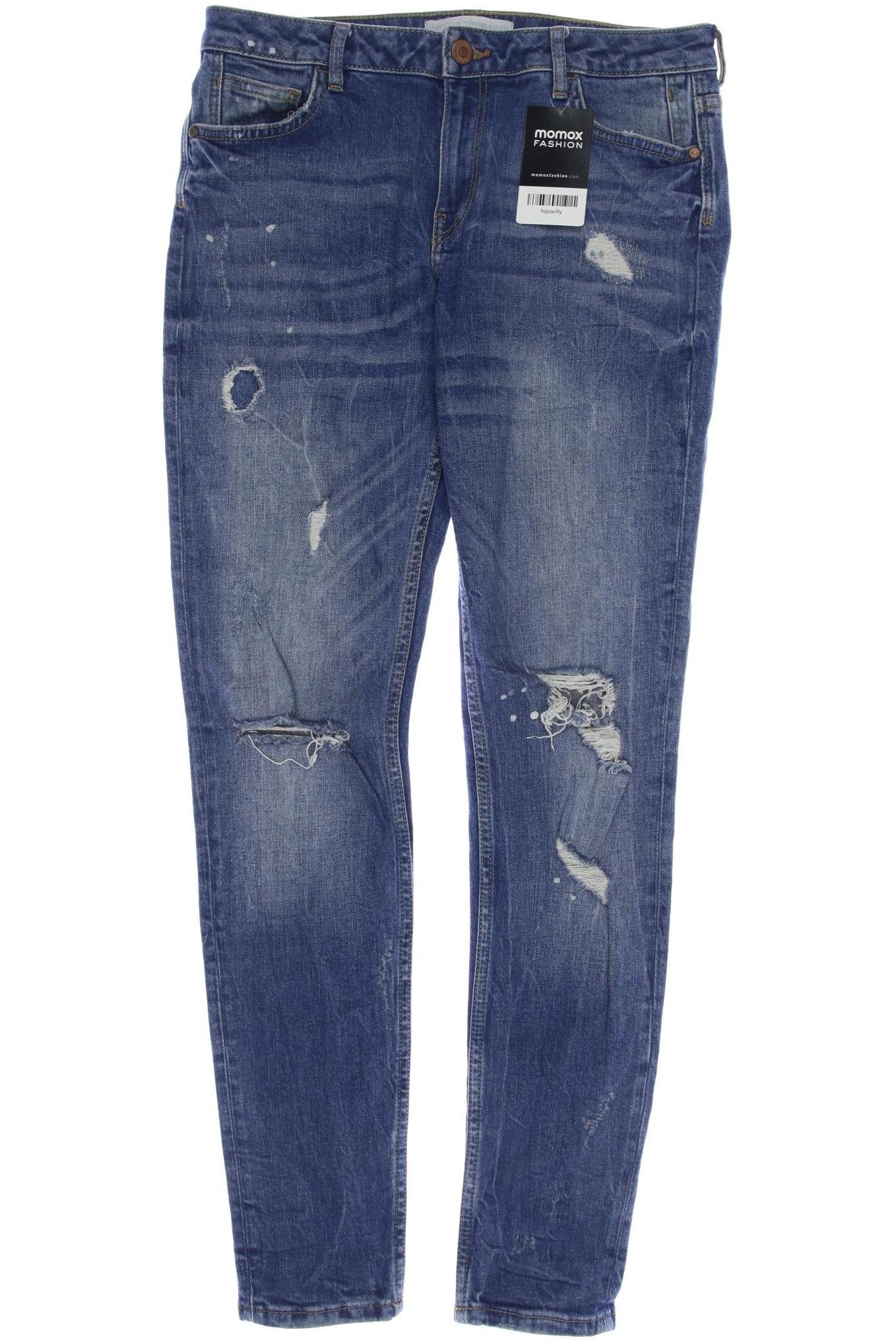 

bershka Damen Jeans, blau, Gr. 38