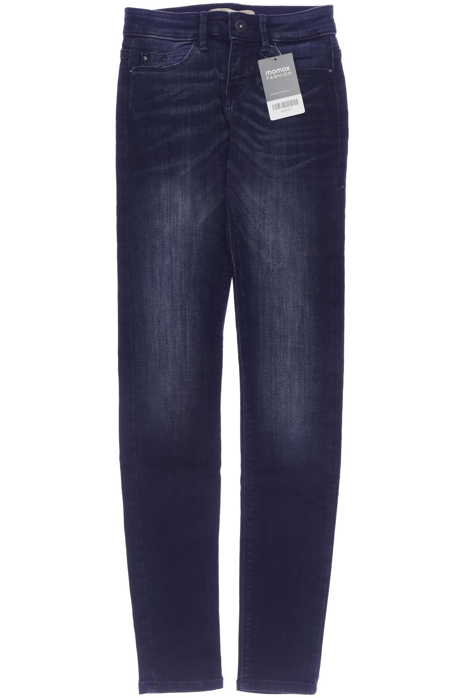 

bershka Damen Jeans, marineblau, Gr. 32