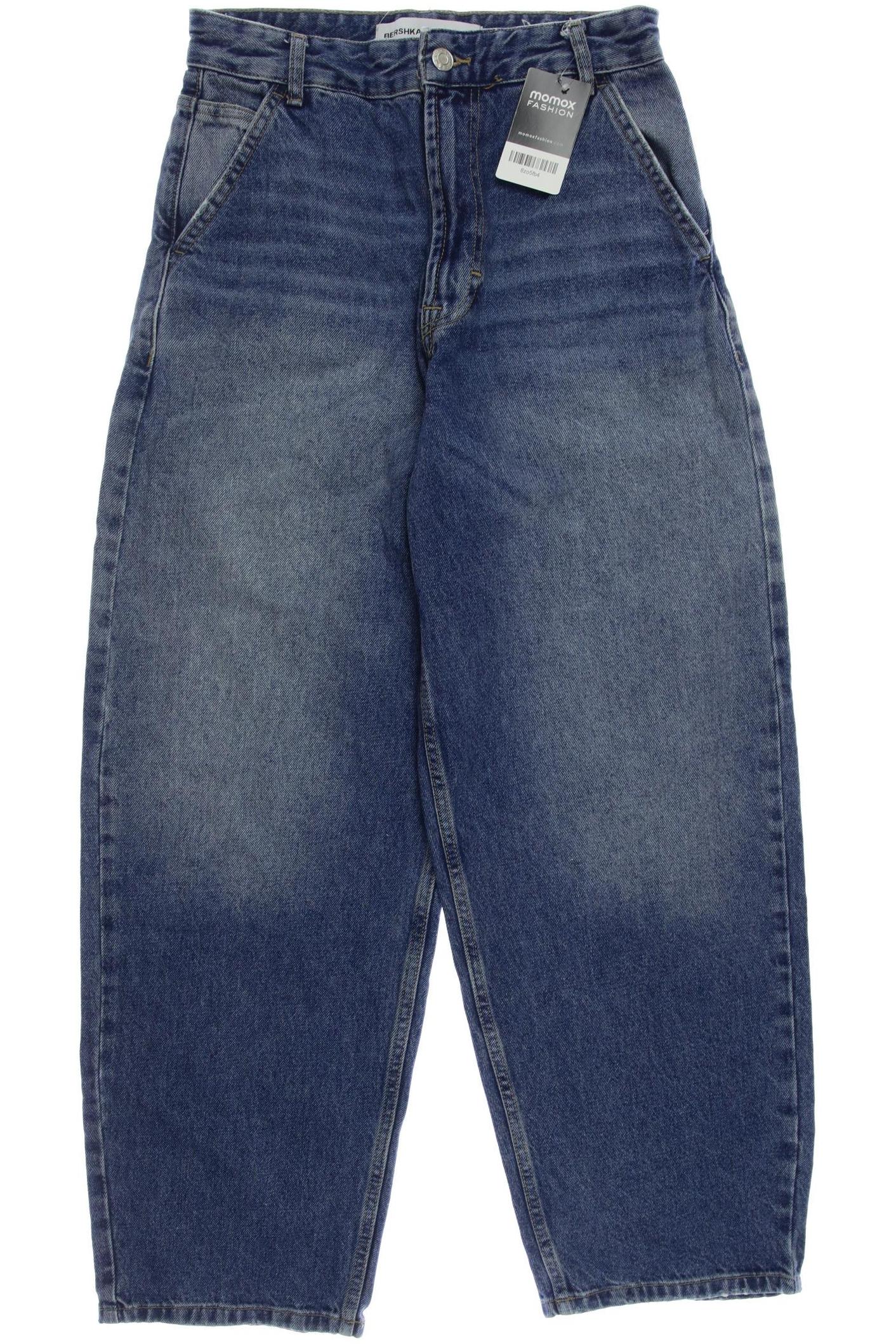 

bershka Damen Jeans, blau, Gr. 34