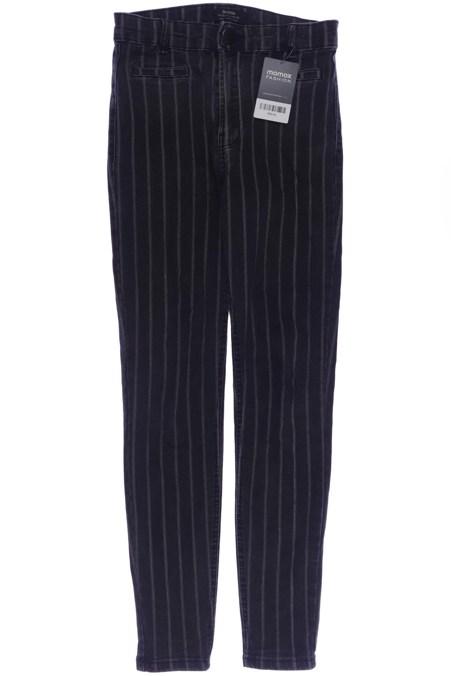 

bershka Damen Jeans, grau, Gr. 36