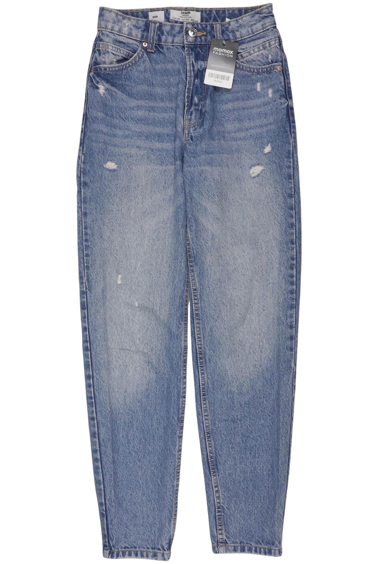 

bershka Damen Jeans, hellblau, Gr. 34