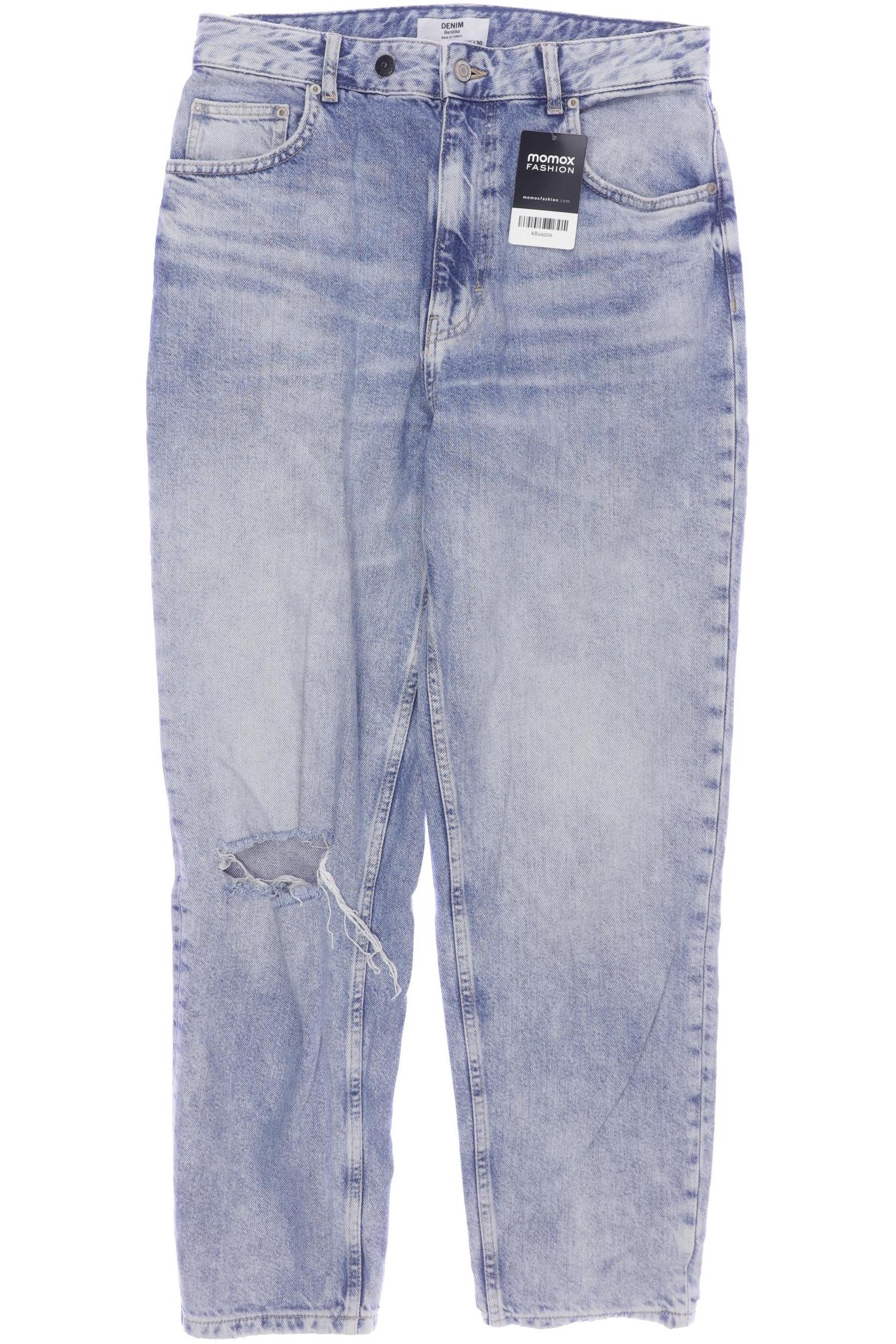 

bershka Damen Jeans, hellblau, Gr. 40