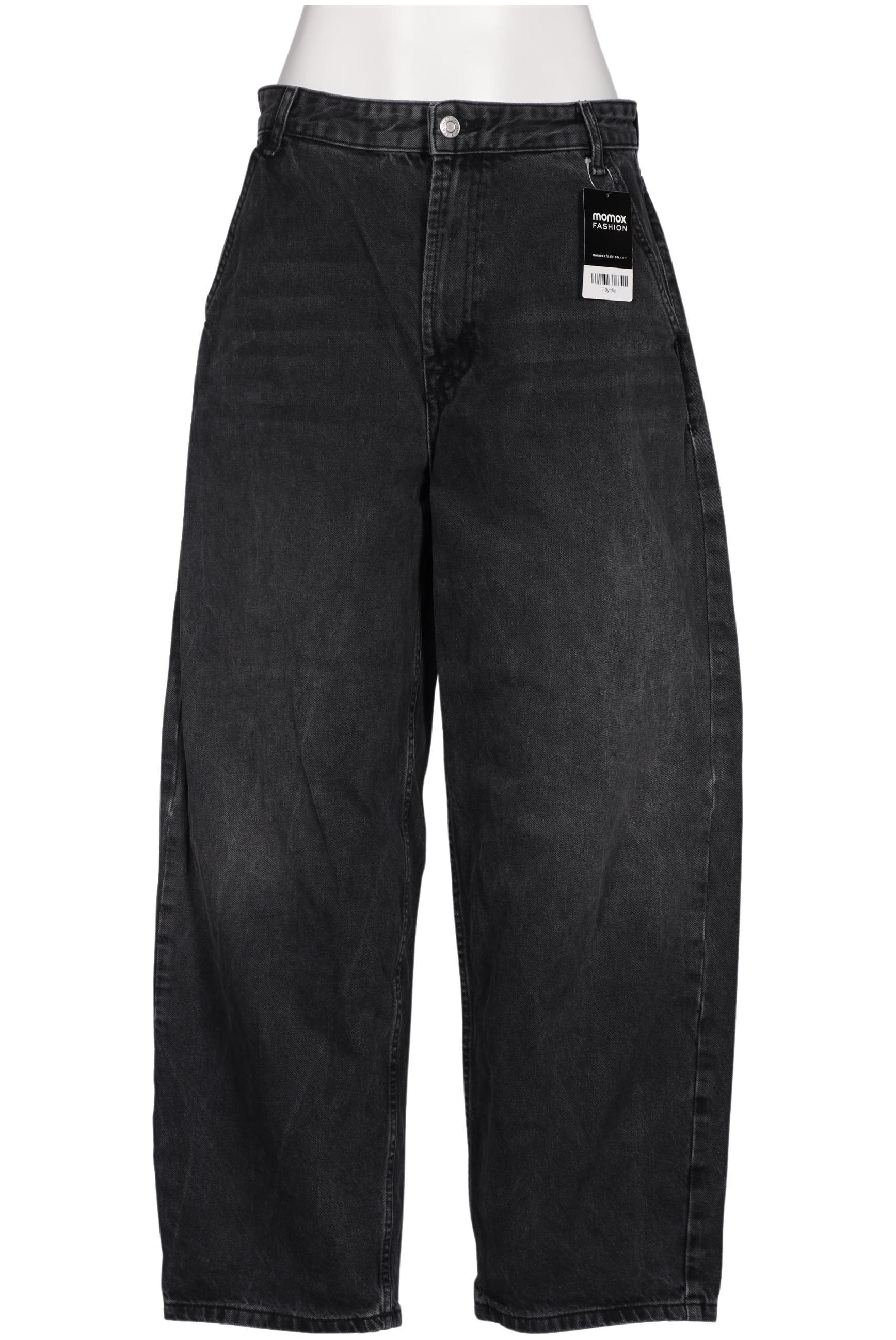 

bershka Damen Jeans, grau, Gr. 38