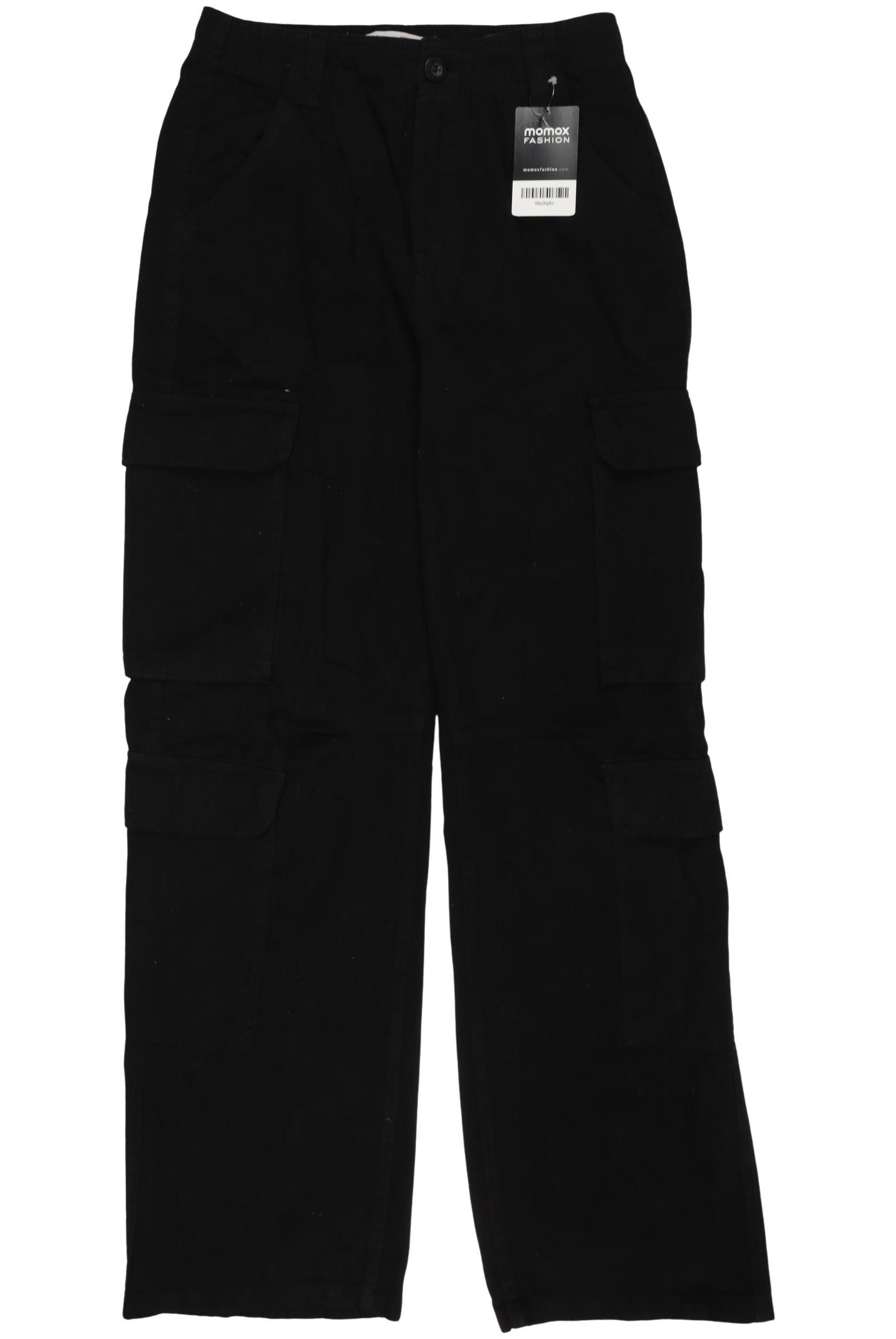 

bershka Damen Jeans, schwarz, Gr. 36