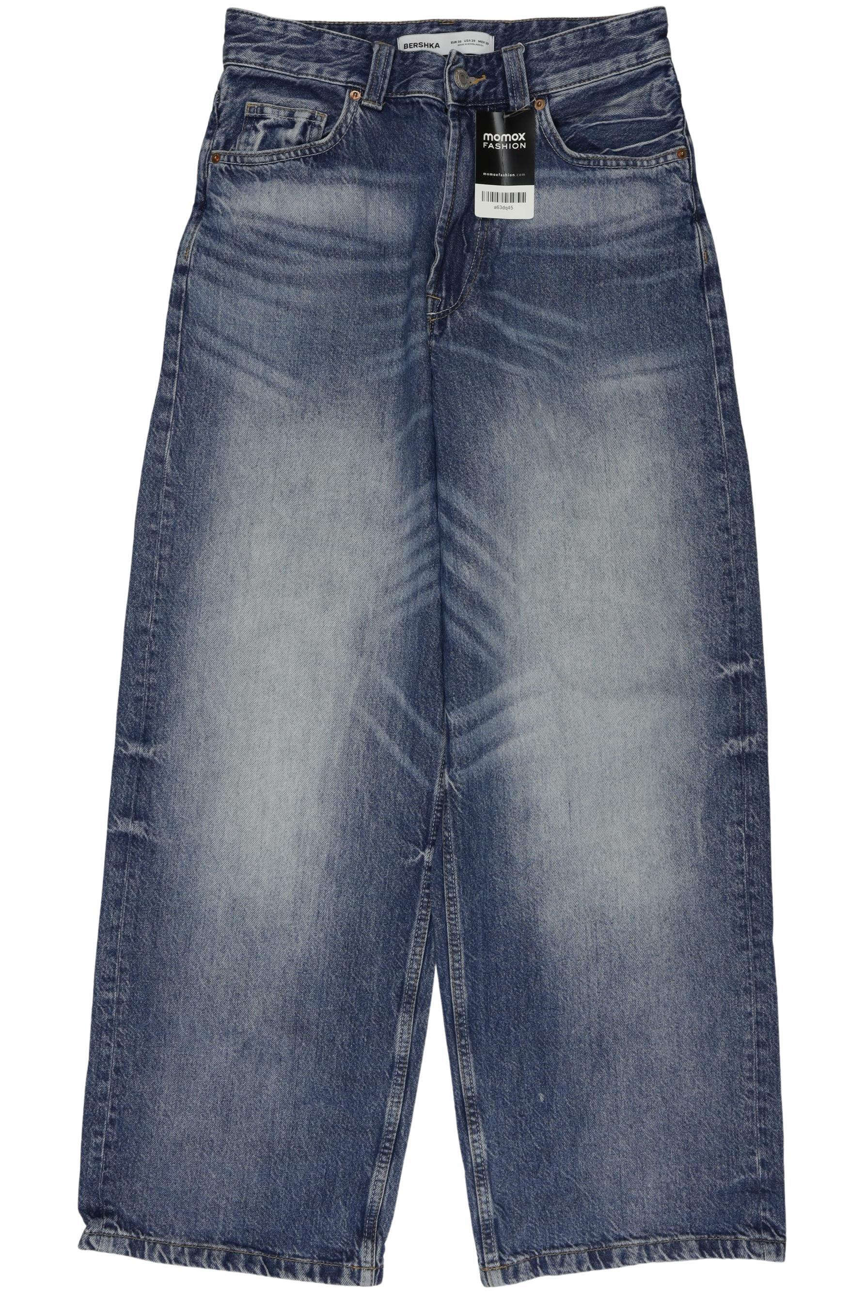 

bershka Damen Jeans, blau, Gr. 36