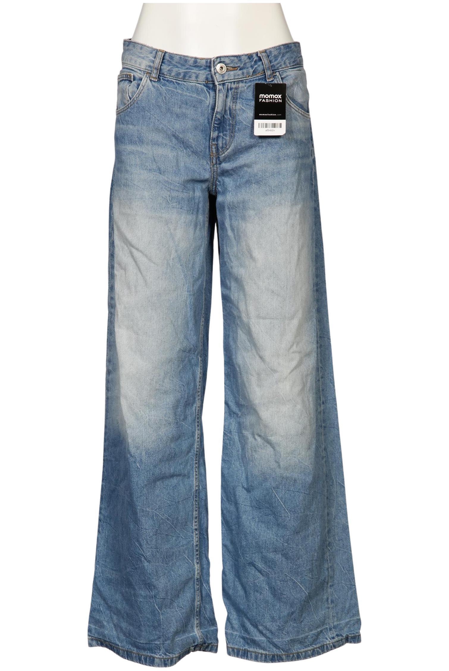 

bershka Damen Jeans, hellblau, Gr. 38