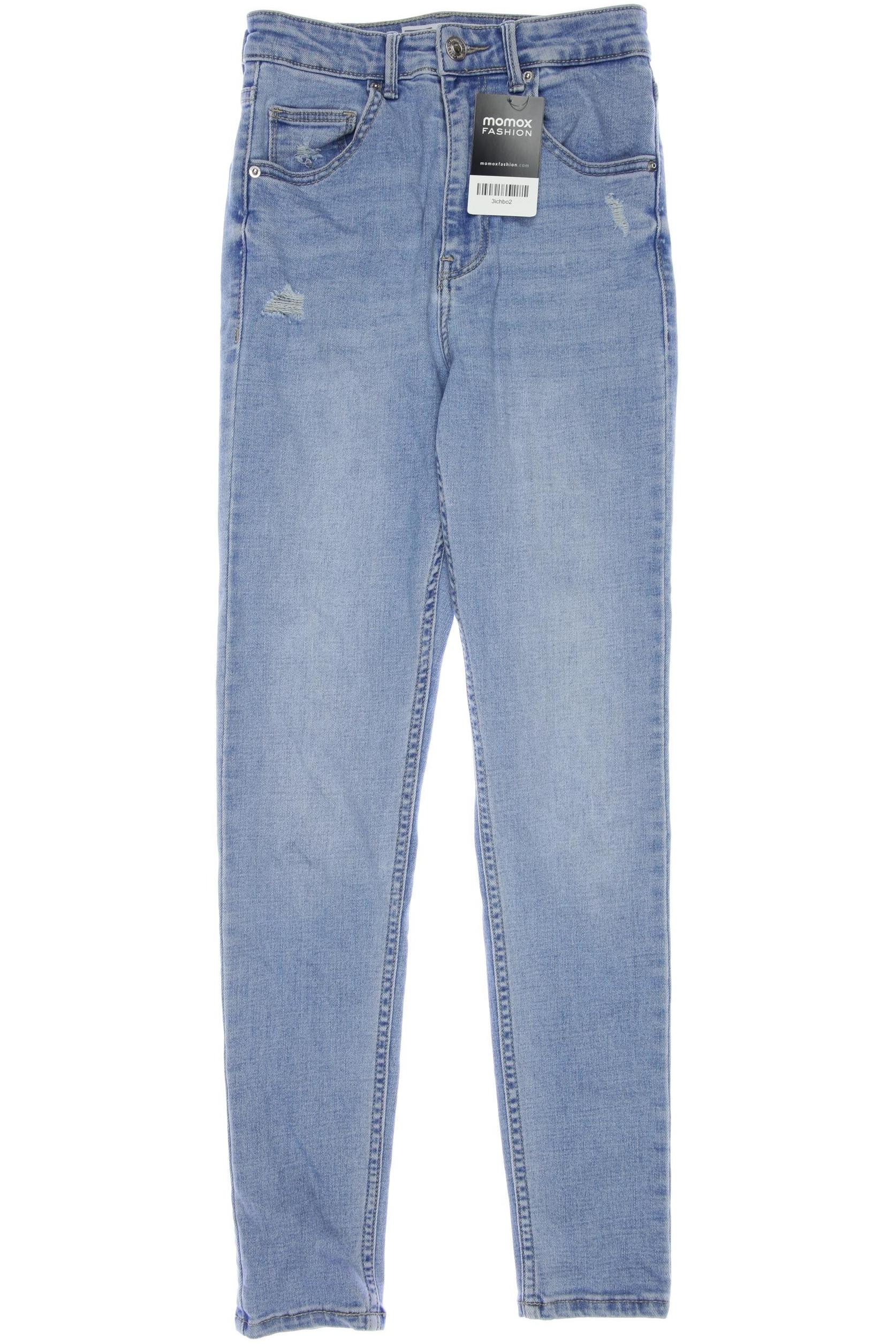 

bershka Damen Jeans, hellblau, Gr. 34