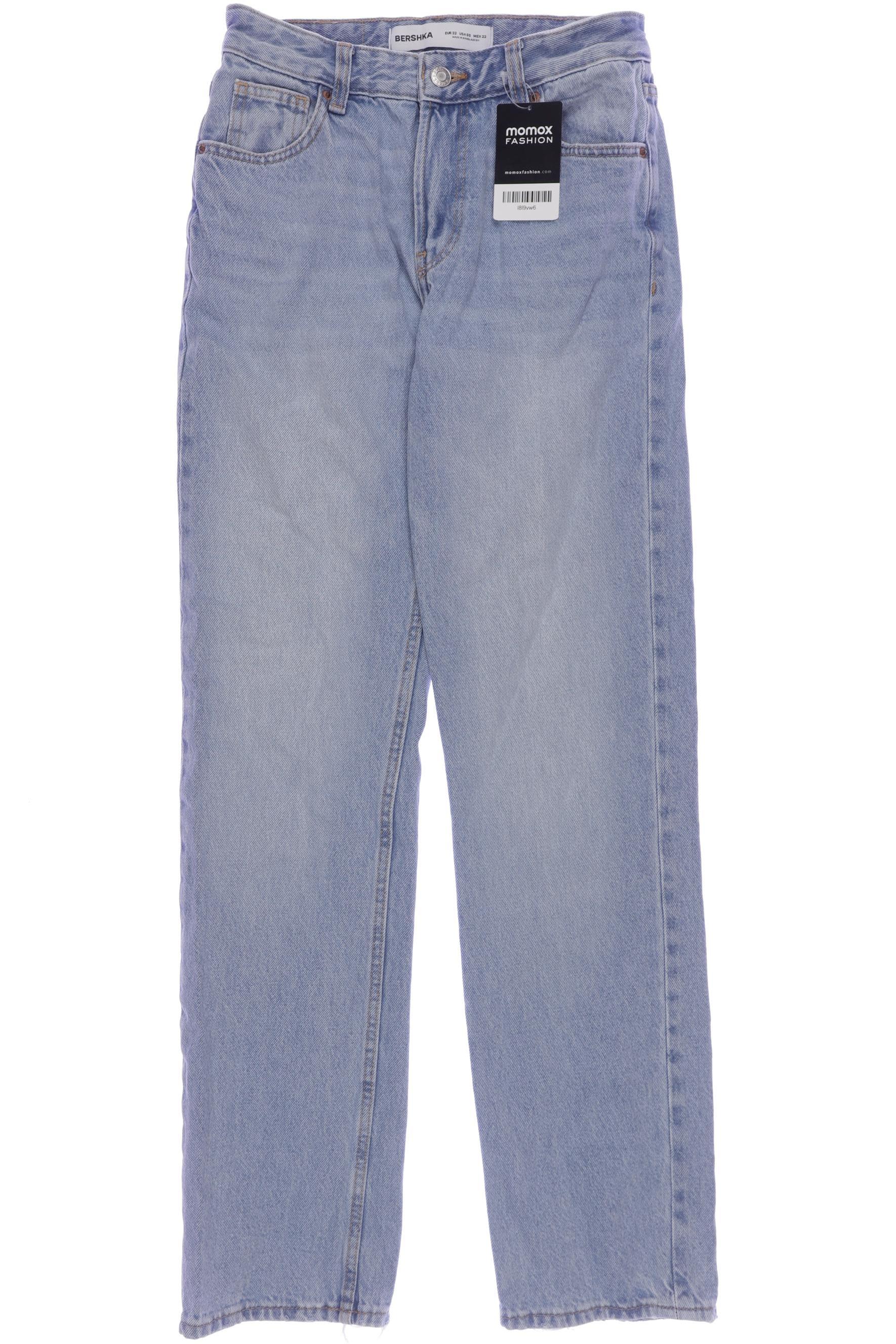 

bershka Damen Jeans, blau, Gr. 32