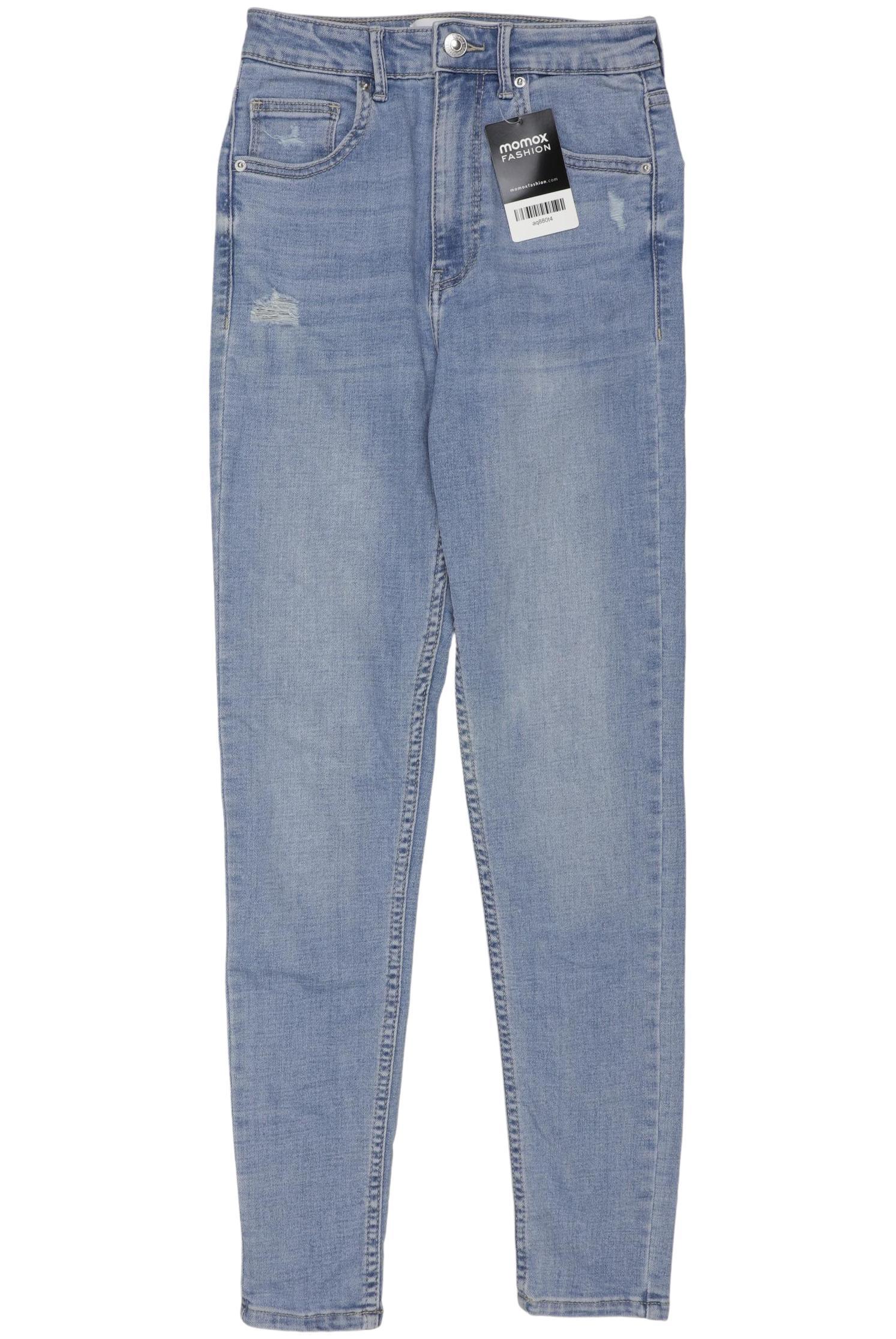 

bershka Damen Jeans, hellblau, Gr. 34