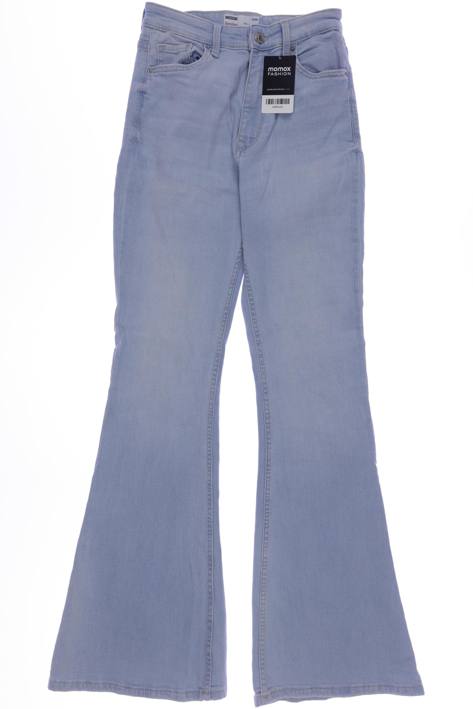 

bershka Damen Jeans, hellblau, Gr. 38
