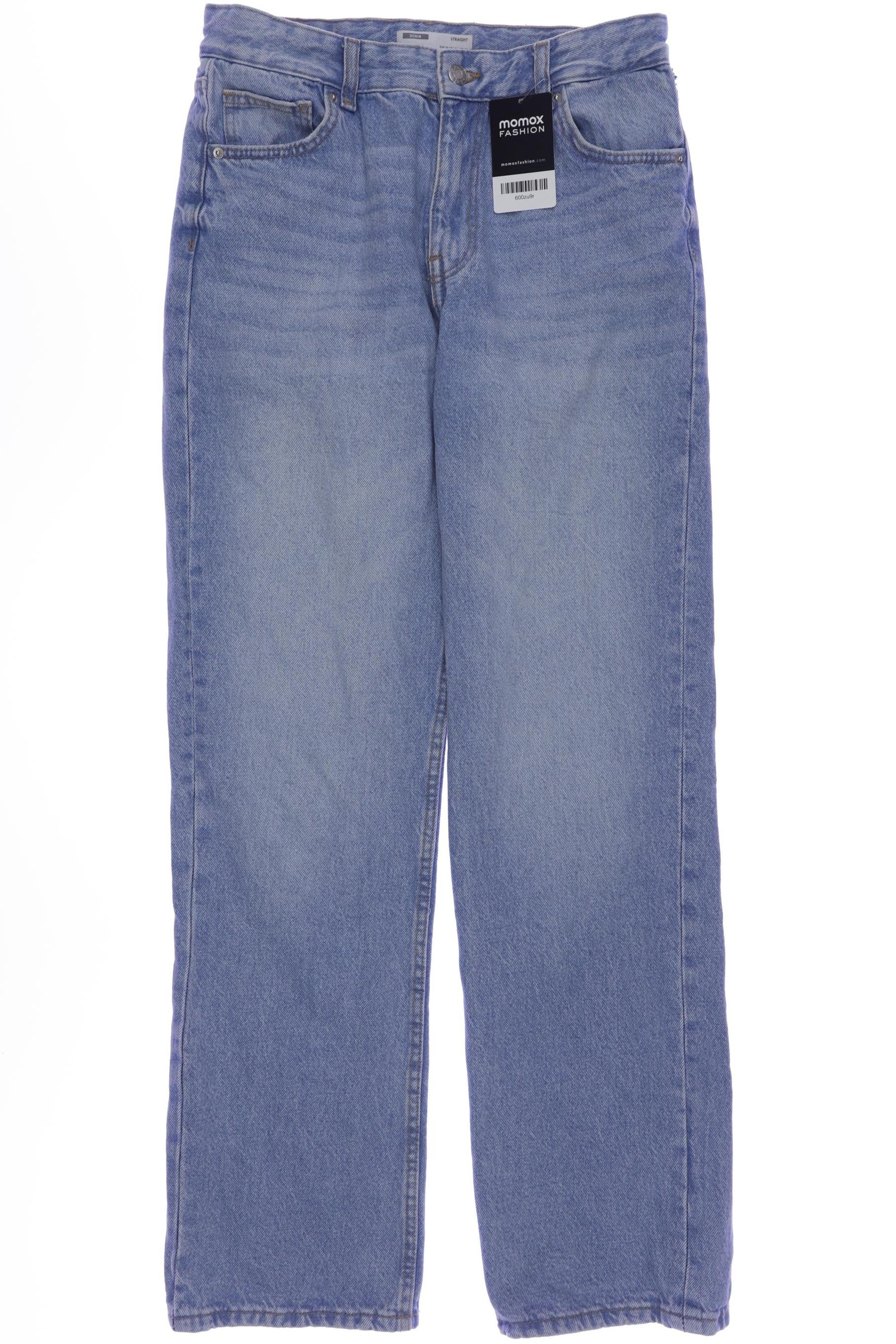 

bershka Damen Jeans, hellblau, Gr. 38