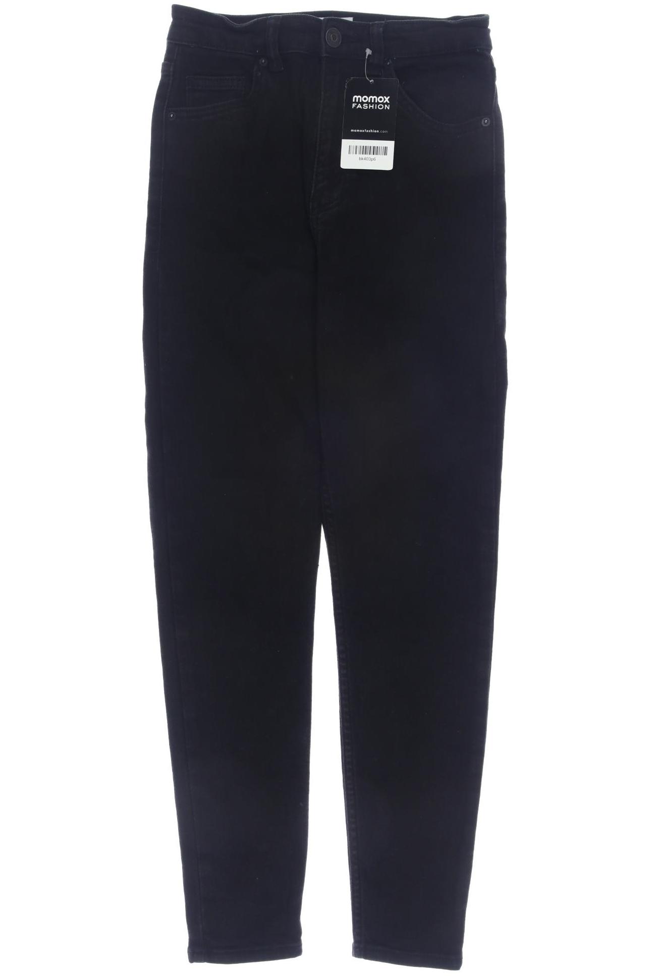 

bershka Damen Jeans, schwarz, Gr. 34