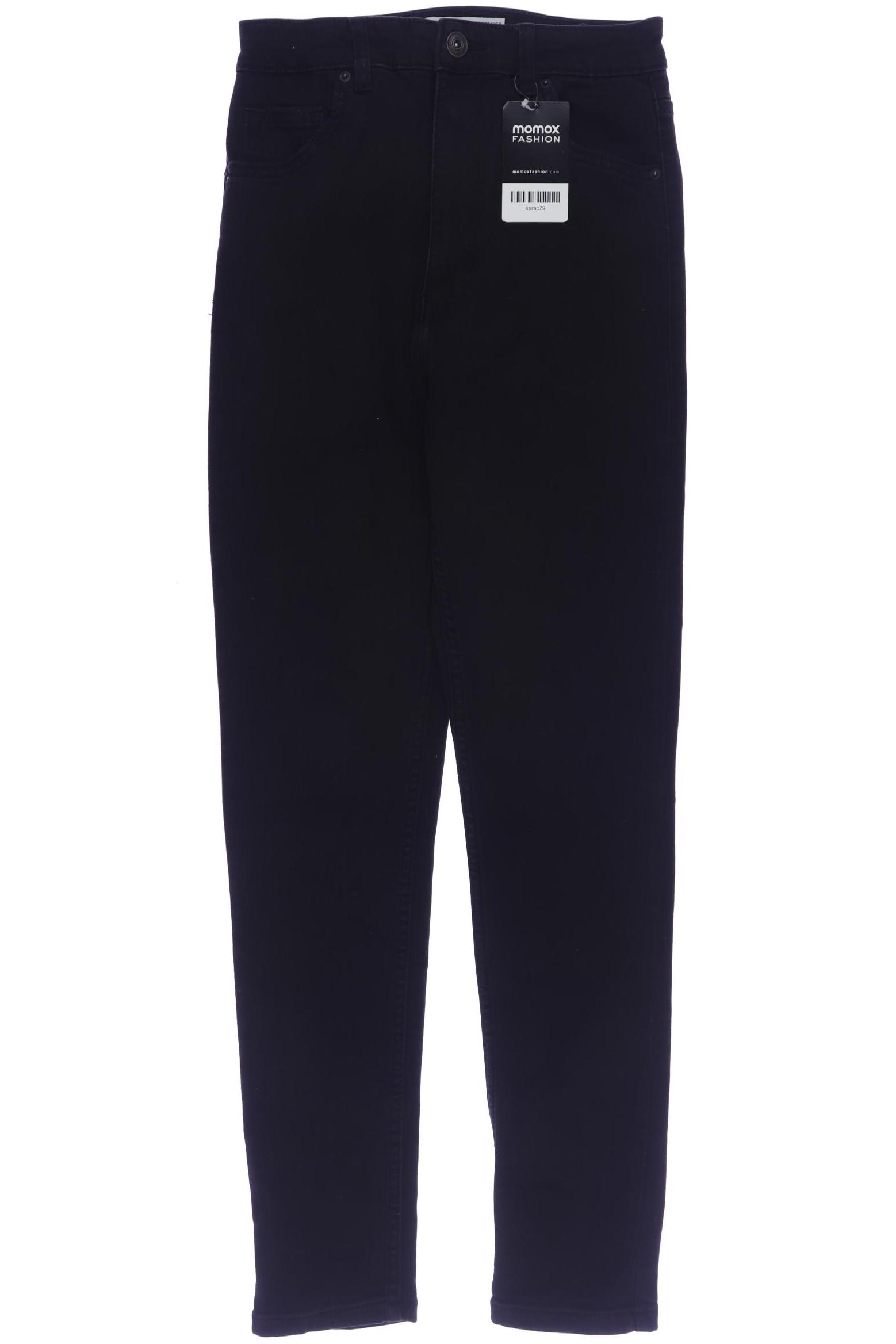 

bershka Damen Jeans, schwarz, Gr. 38