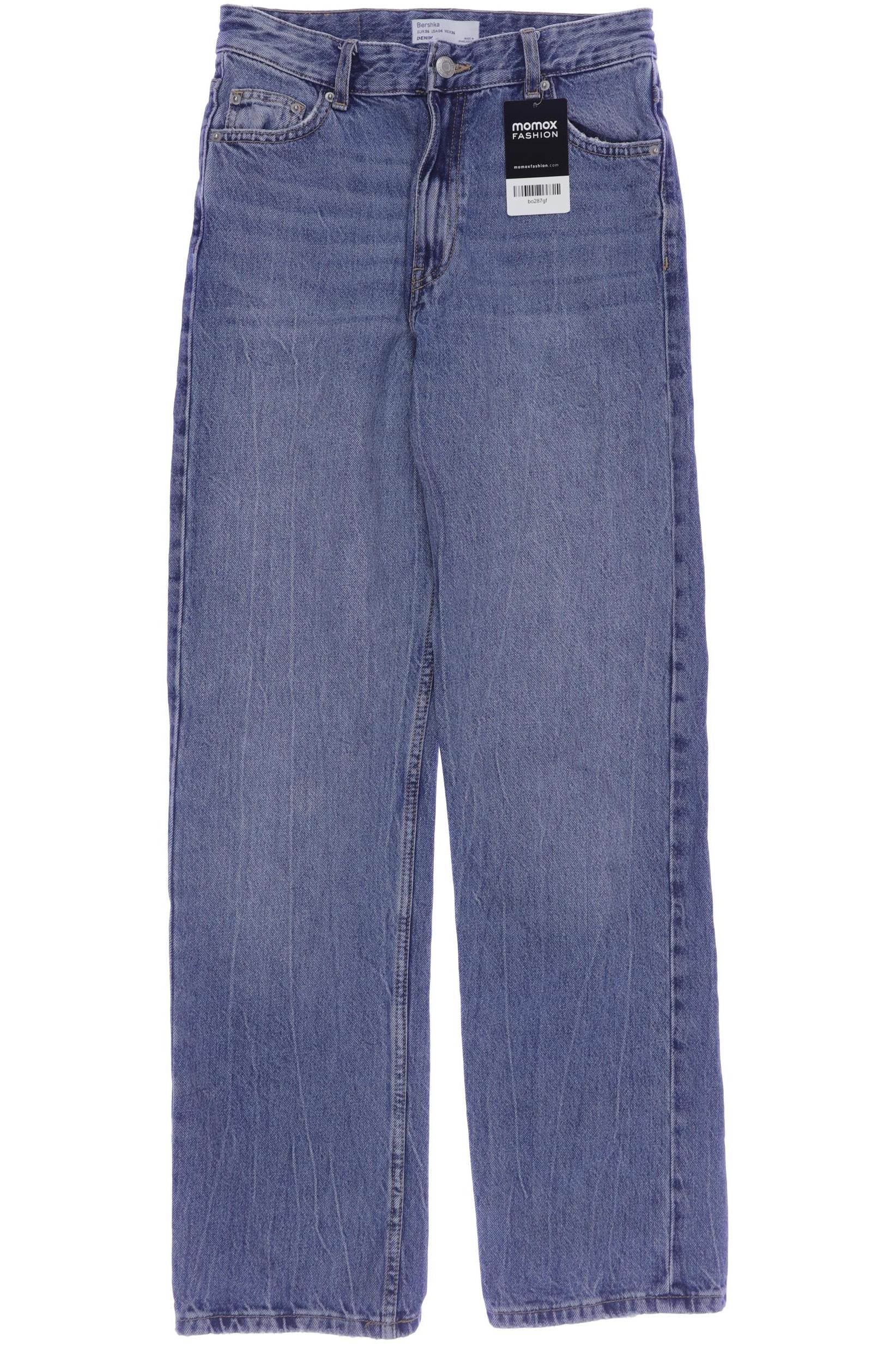

bershka Damen Jeans, blau, Gr. 36