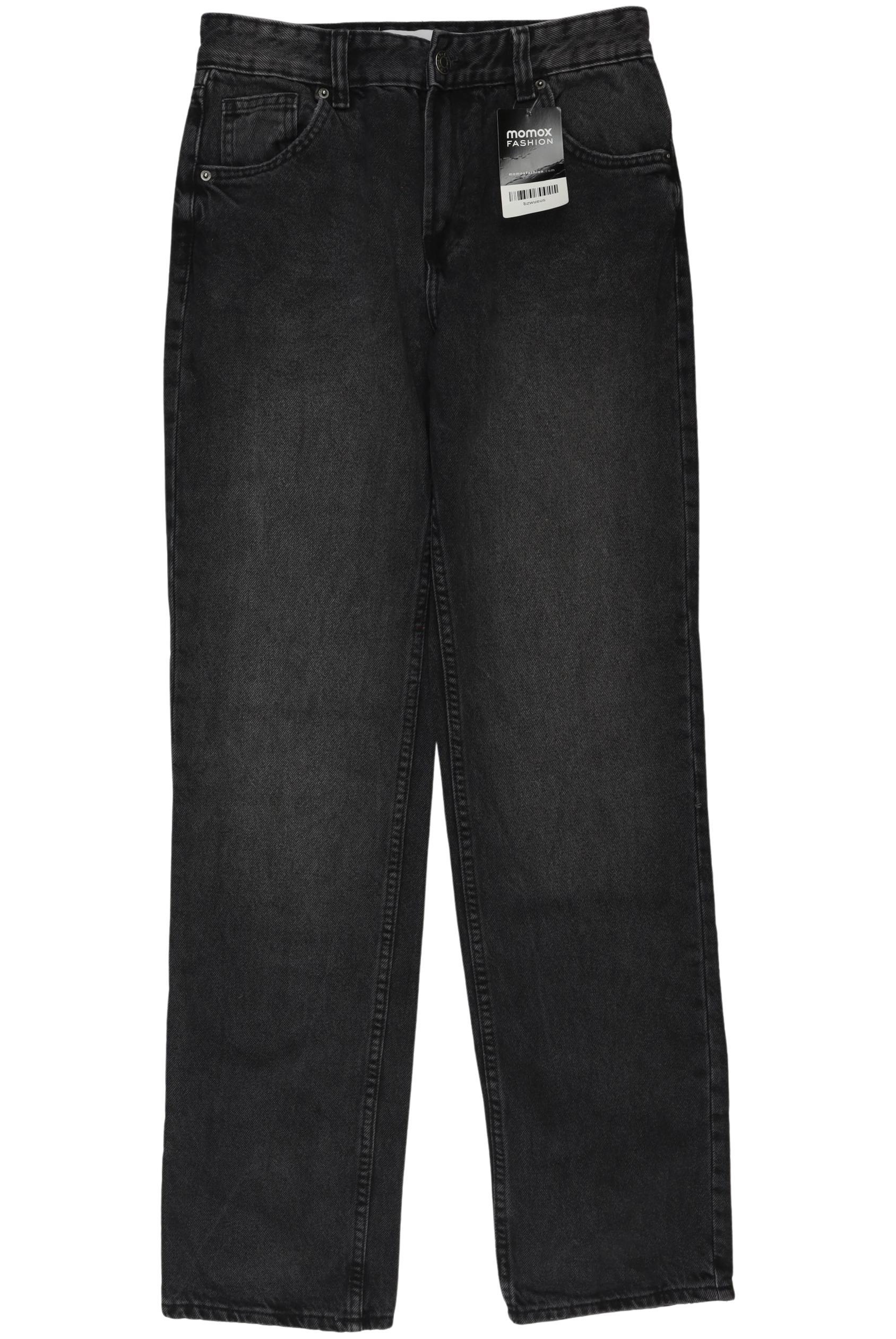 

bershka Damen Jeans, grau, Gr. 34