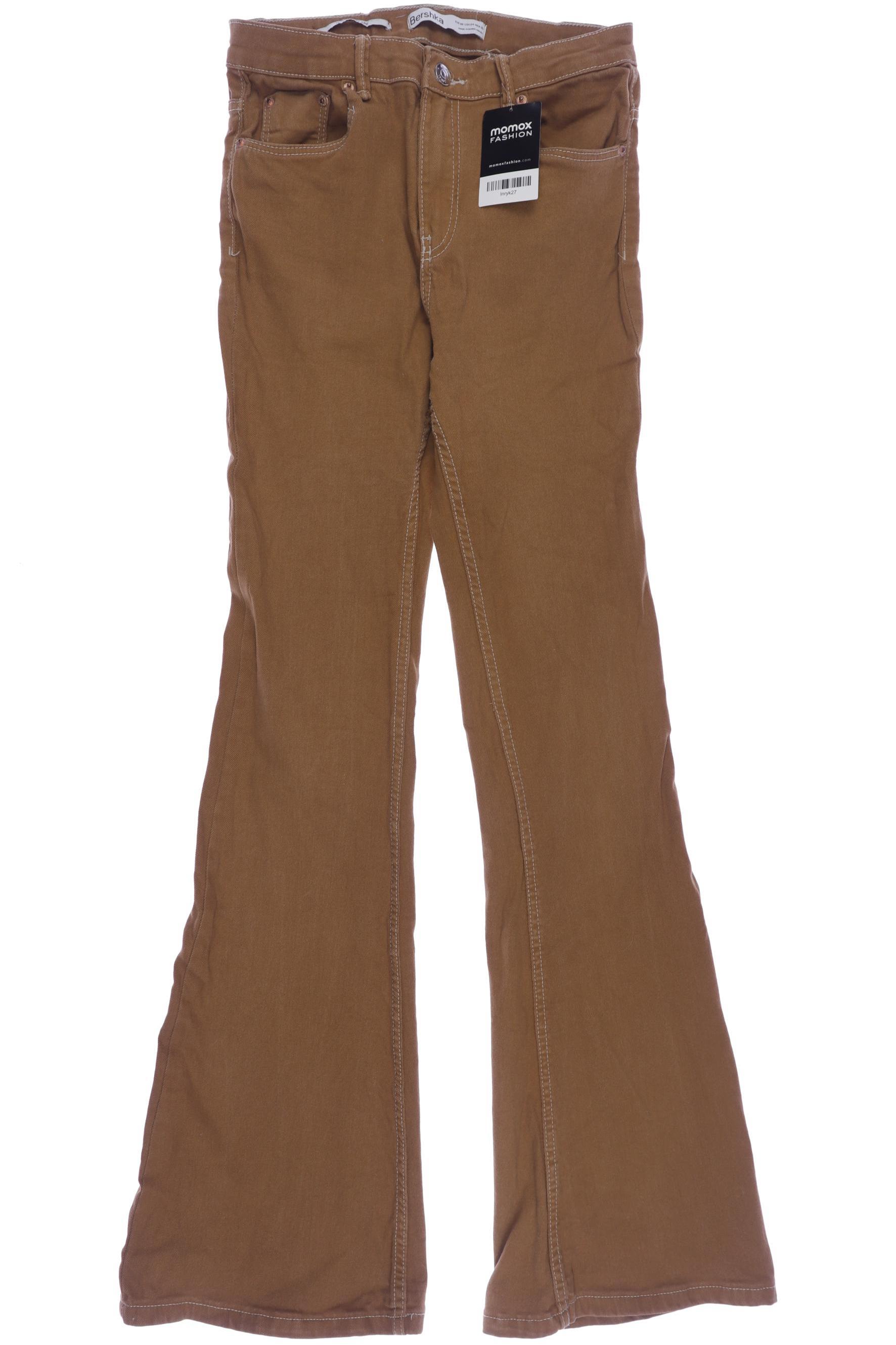 

bershka Damen Jeans, braun, Gr. 36