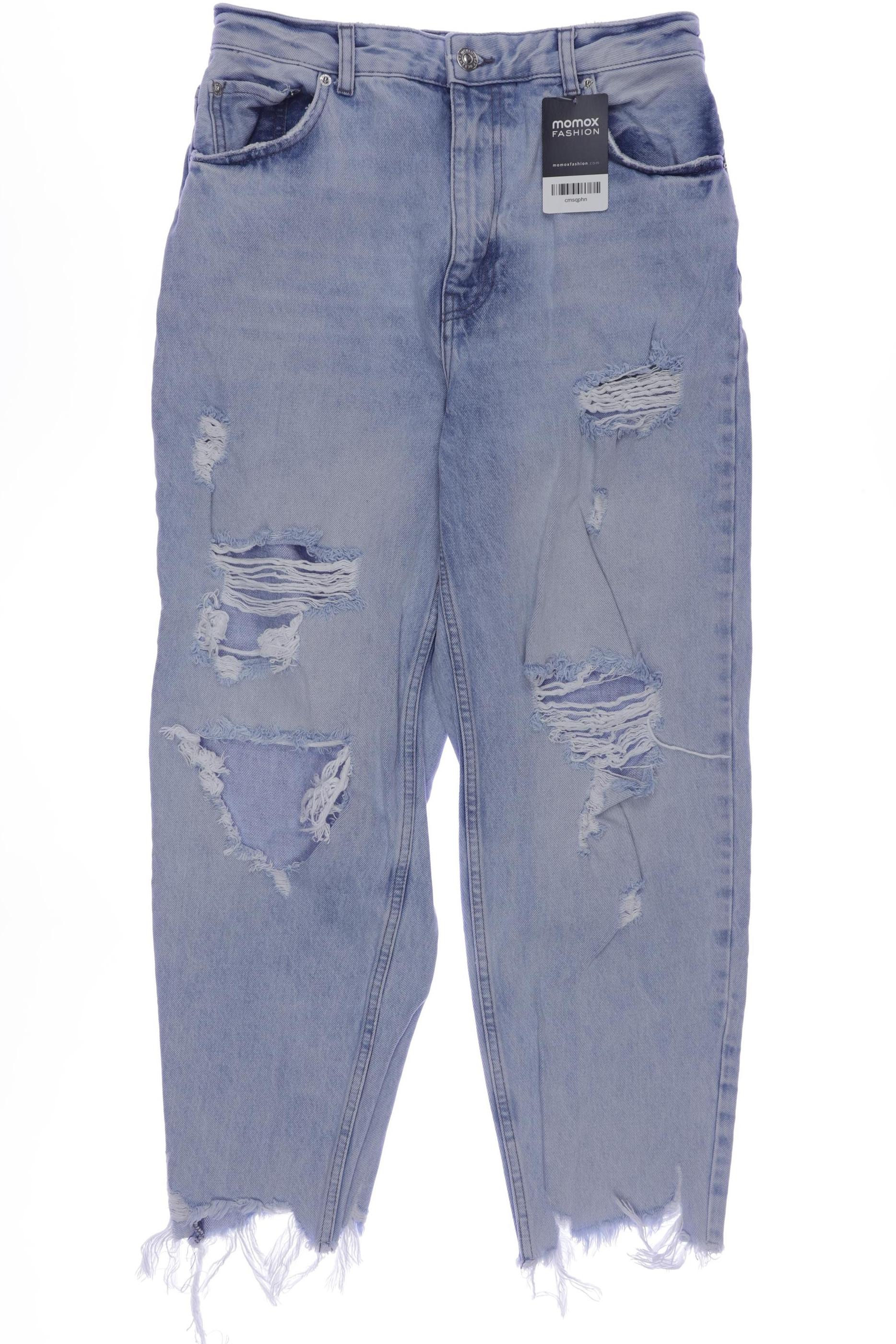 

bershka Damen Jeans, hellblau, Gr. 40