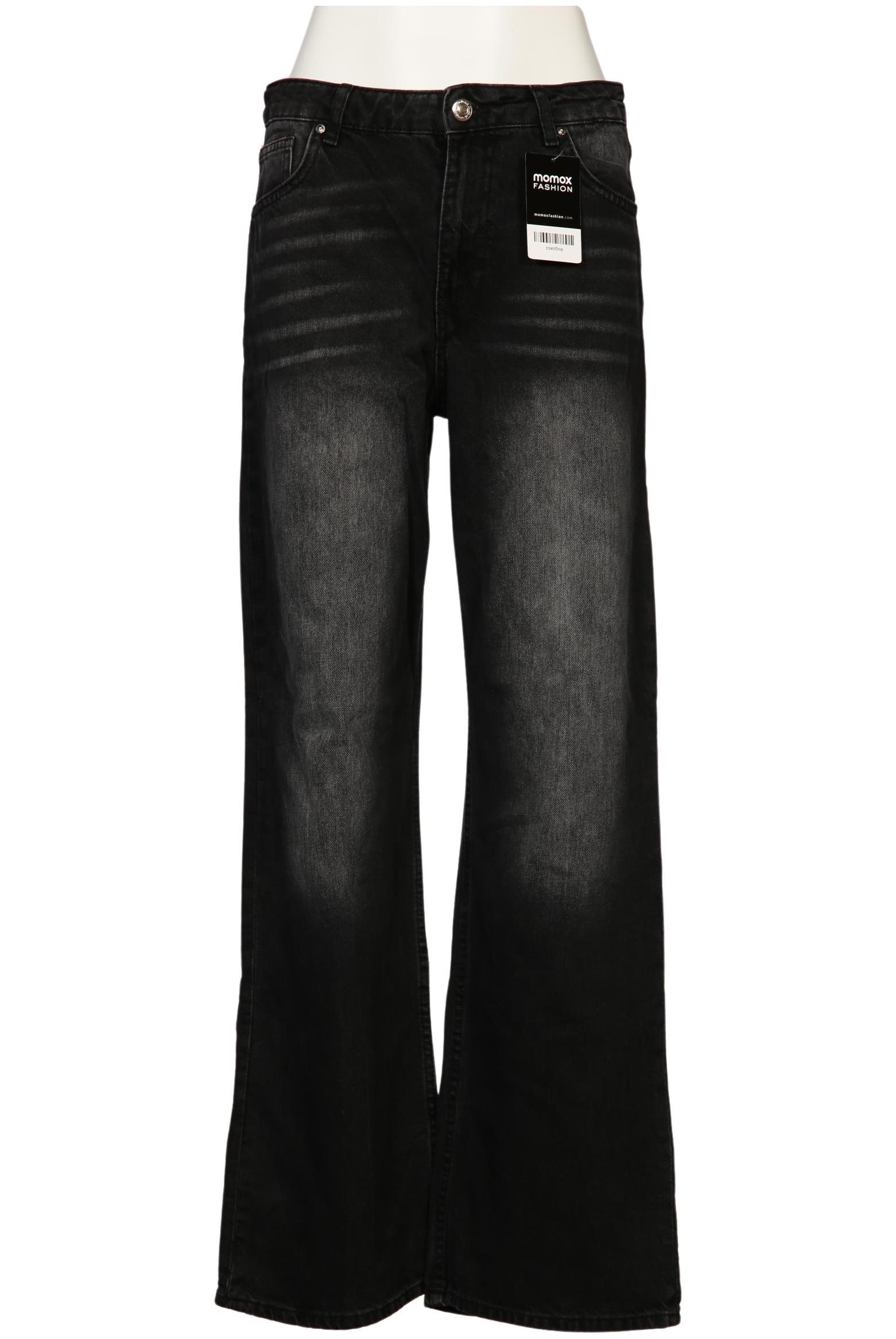 

bershka Damen Jeans, schwarz, Gr. 36
