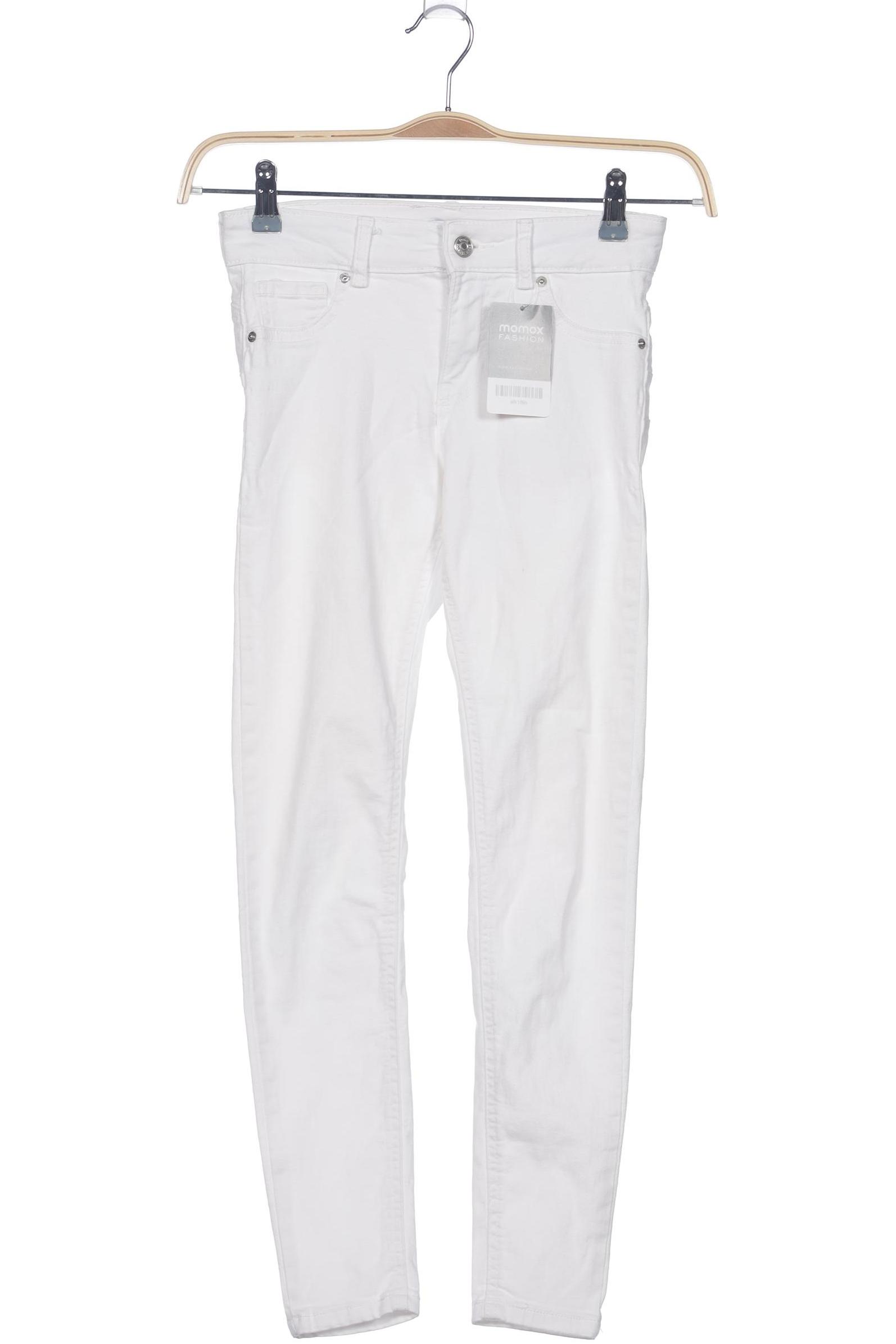 

bershka Damen Jeans, weiß, Gr. 34