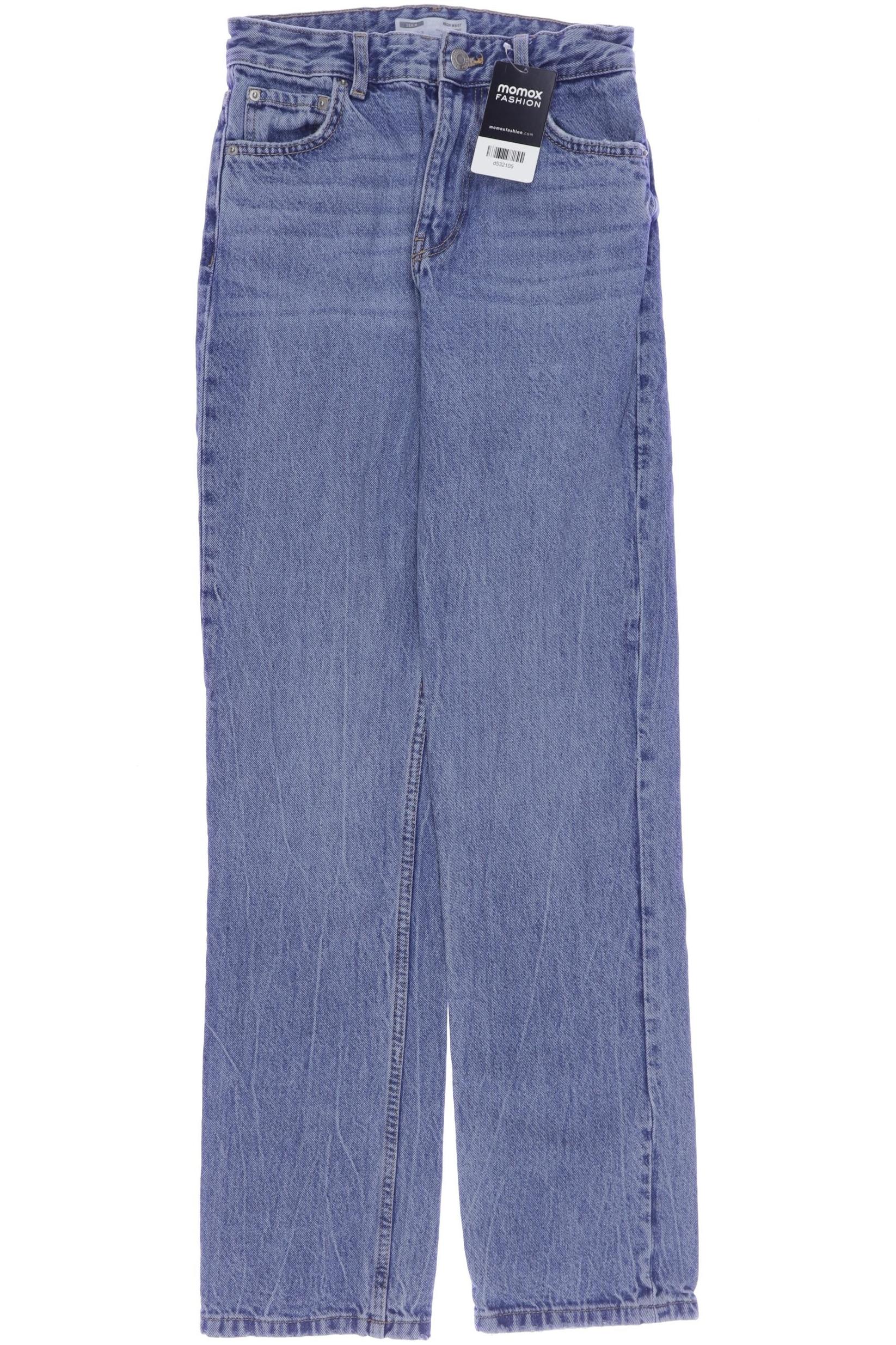 

bershka Damen Jeans, blau, Gr. 34