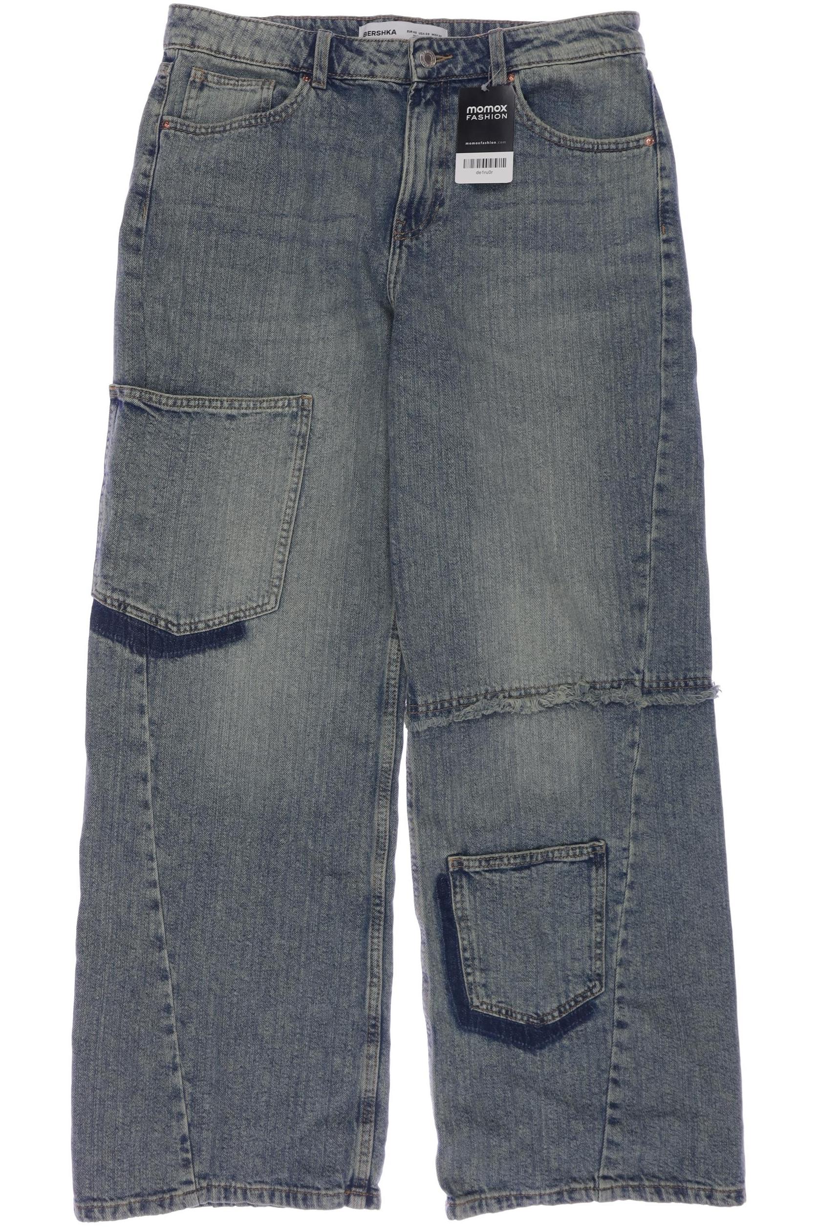

bershka Damen Jeans, blau, Gr. 40