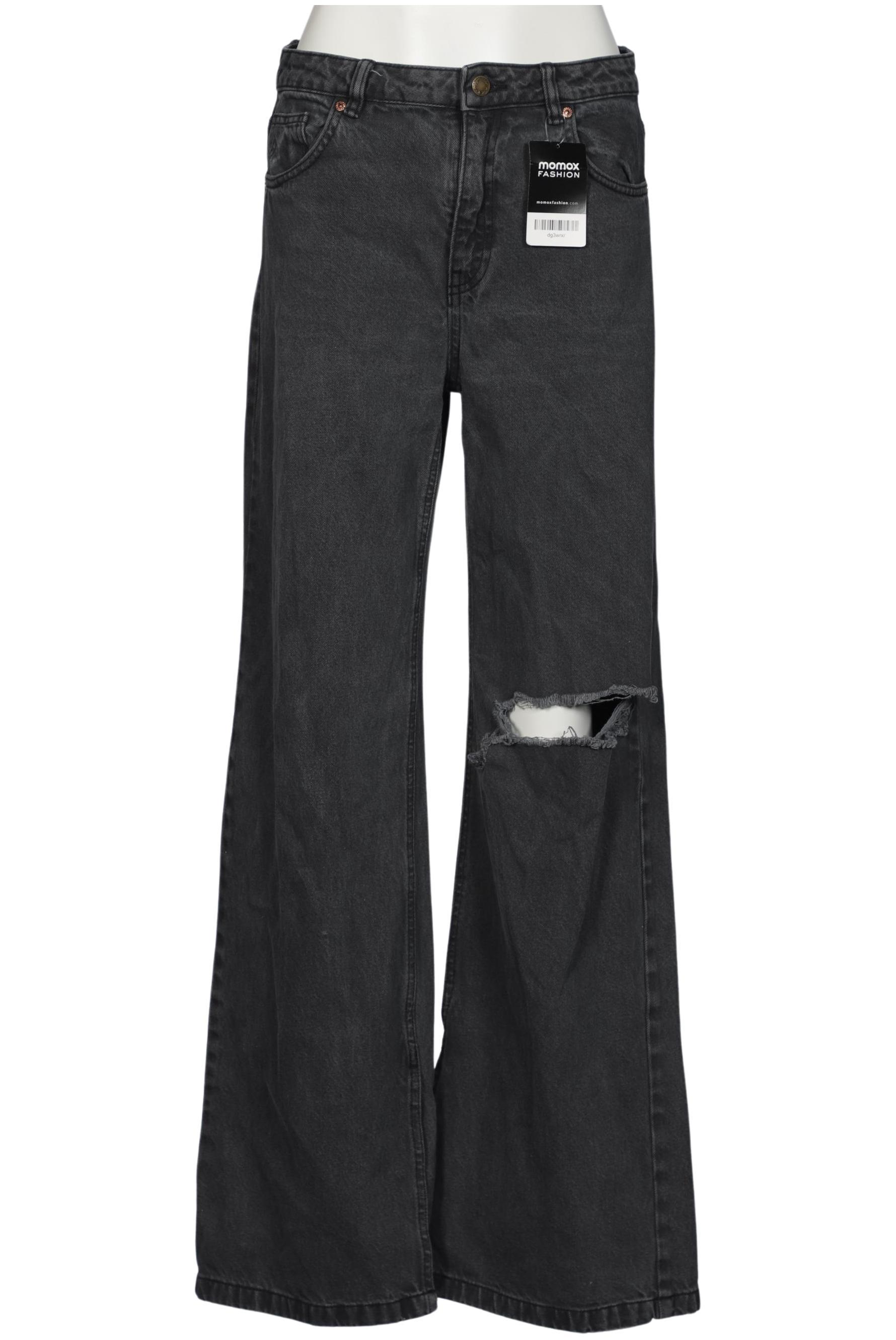

bershka Damen Jeans, grau, Gr. 38