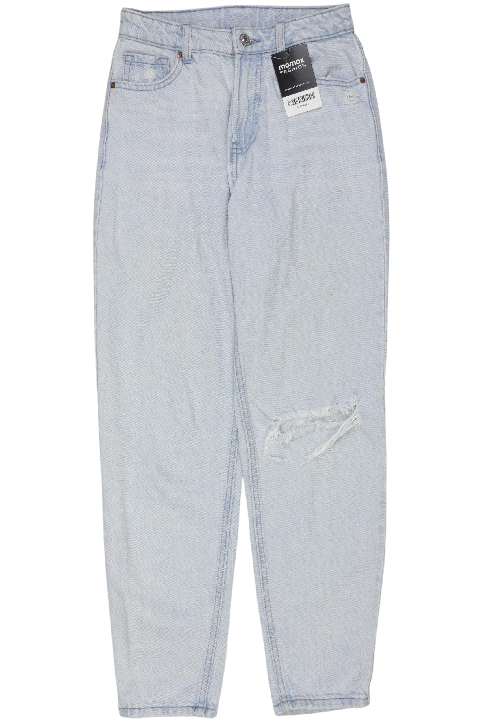

bershka Damen Jeans, hellblau, Gr. 26