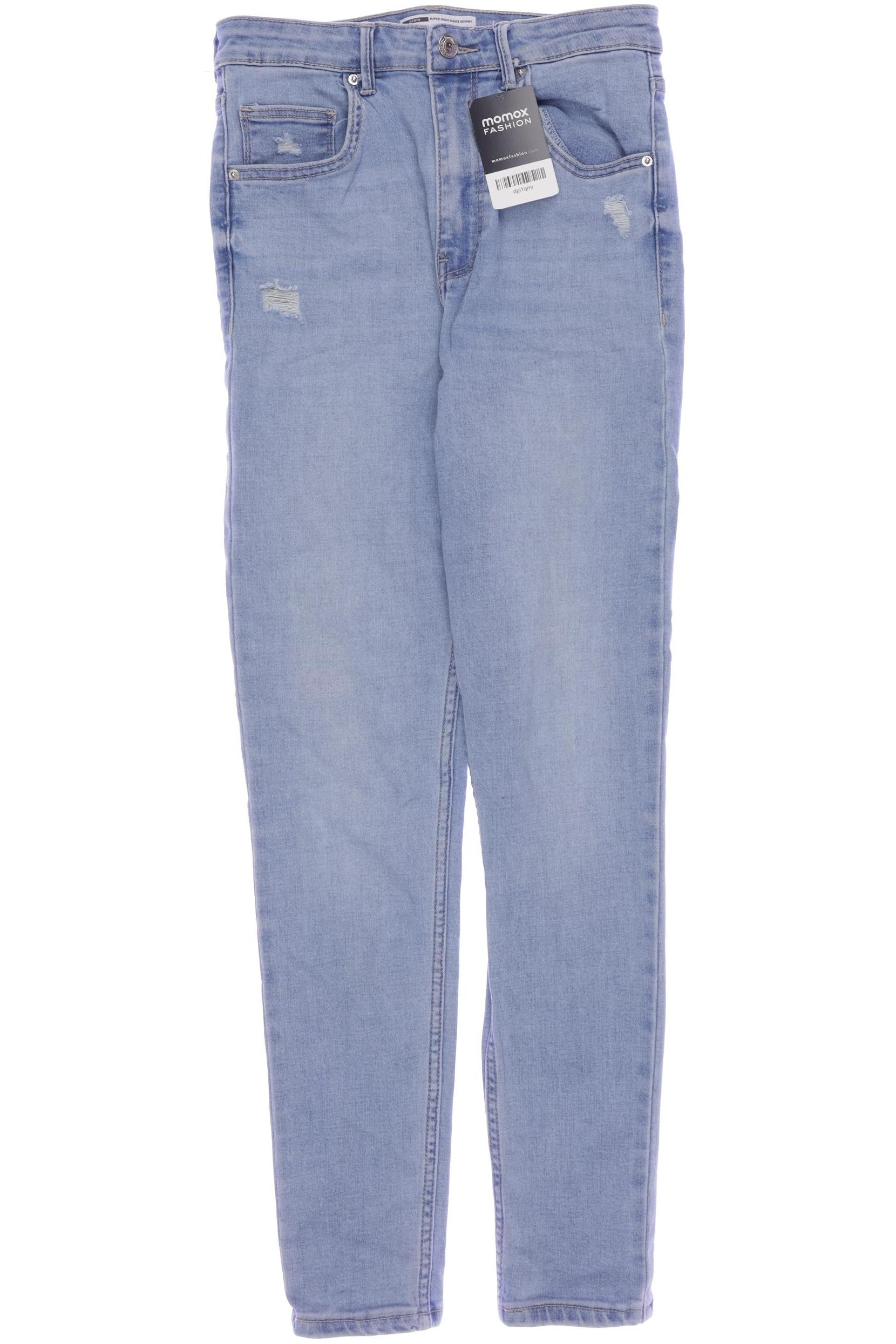 

bershka Damen Jeans, blau, Gr. 38