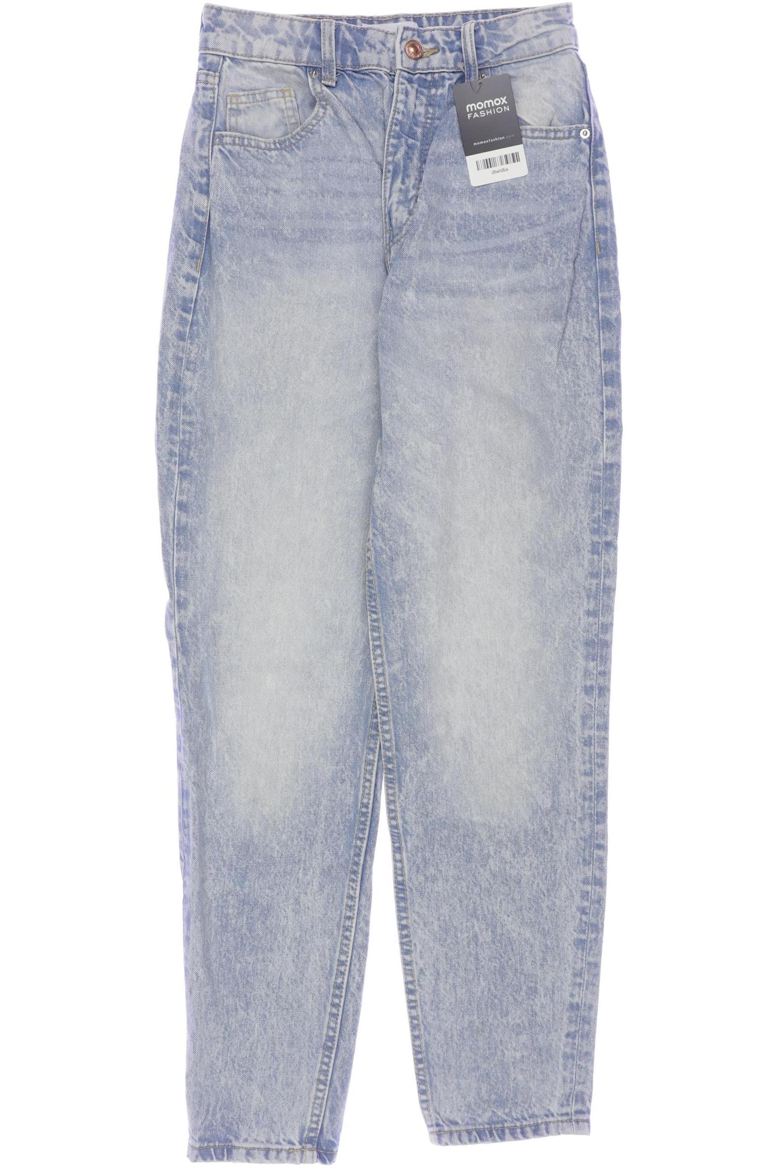 

bershka Damen Jeans, hellblau, Gr. 34