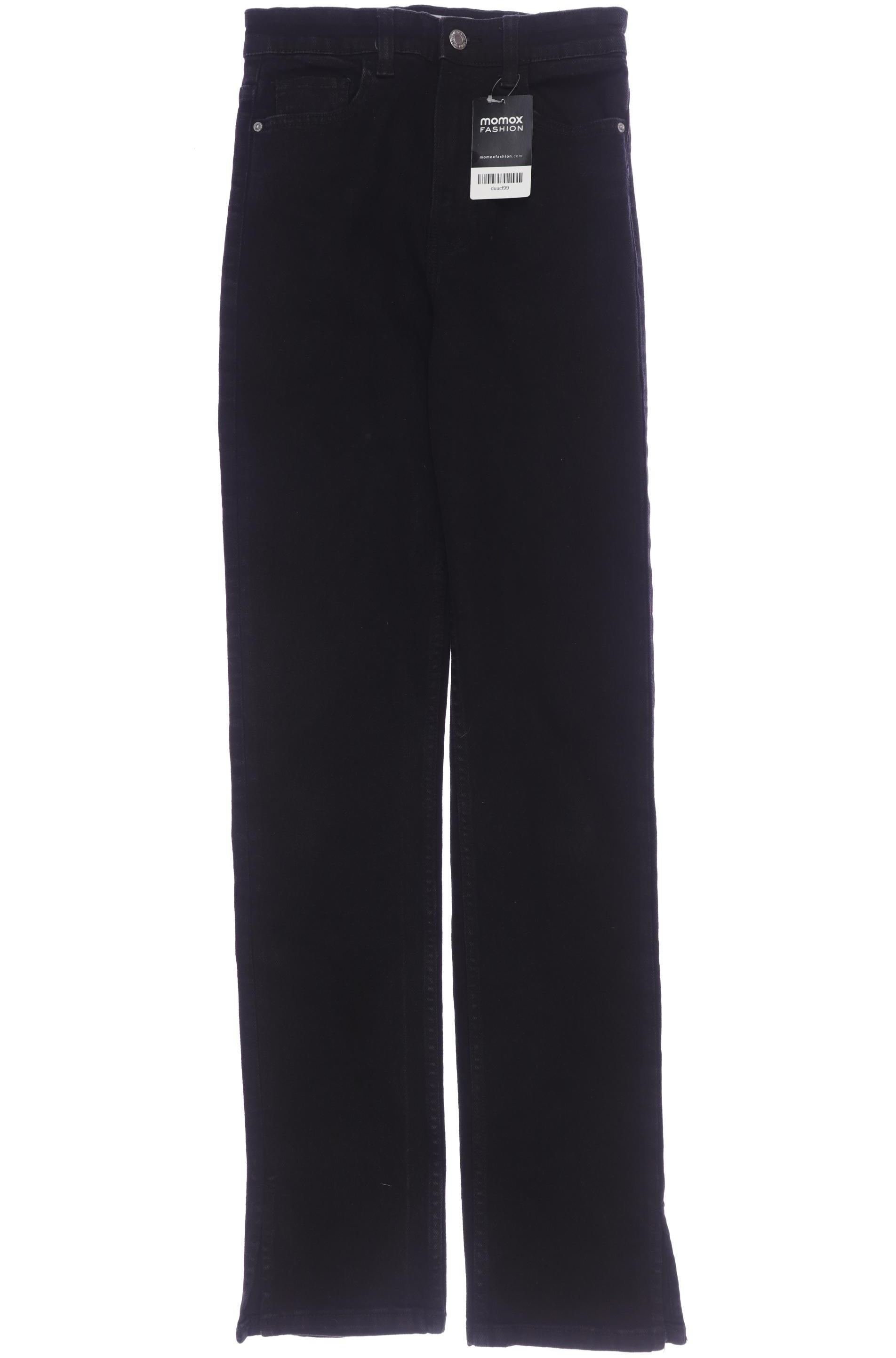 

bershka Damen Jeans, schwarz, Gr. 36