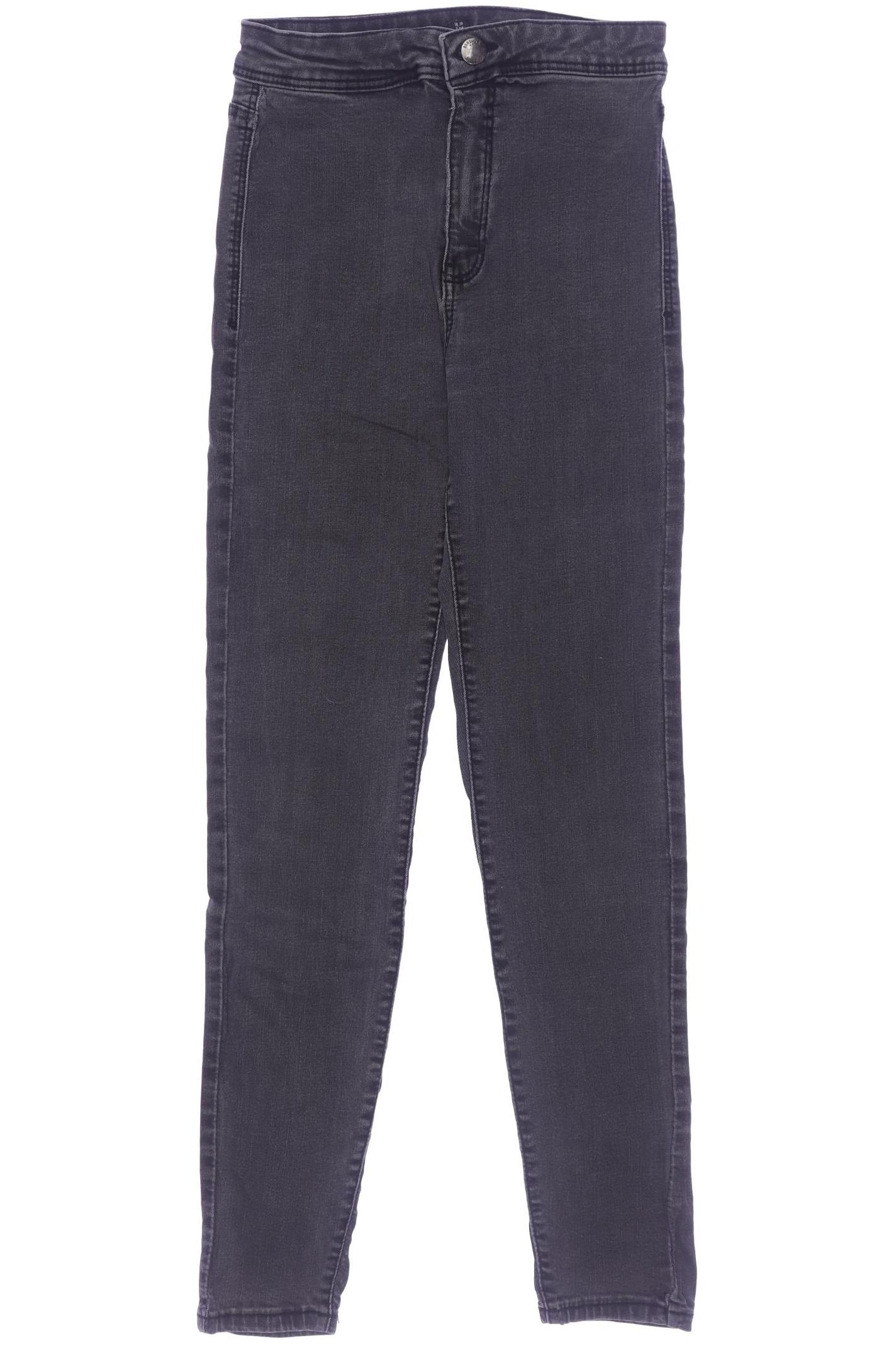

bershka Damen Jeans, grau, Gr. 36