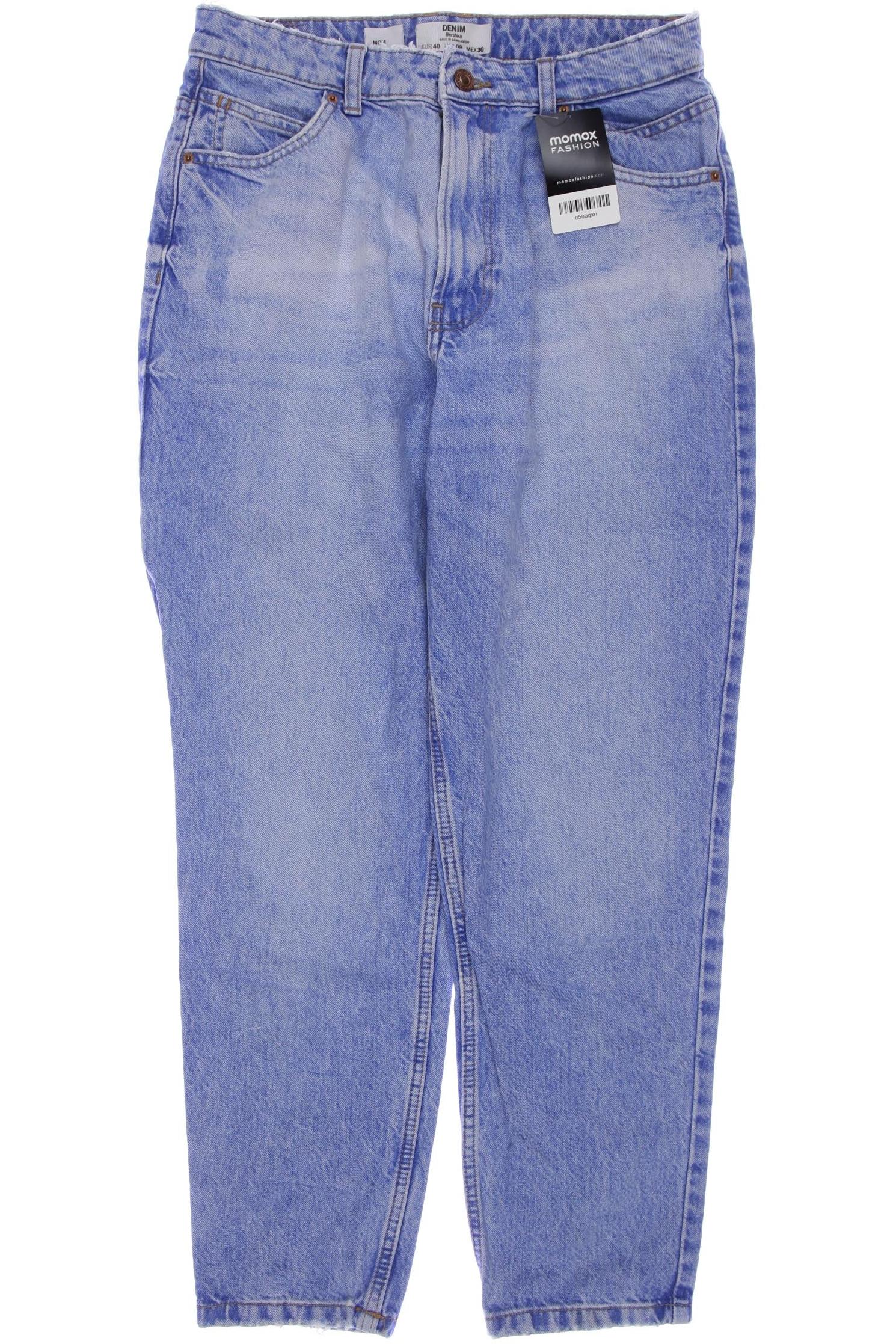 

bershka Damen Jeans, blau, Gr. 40