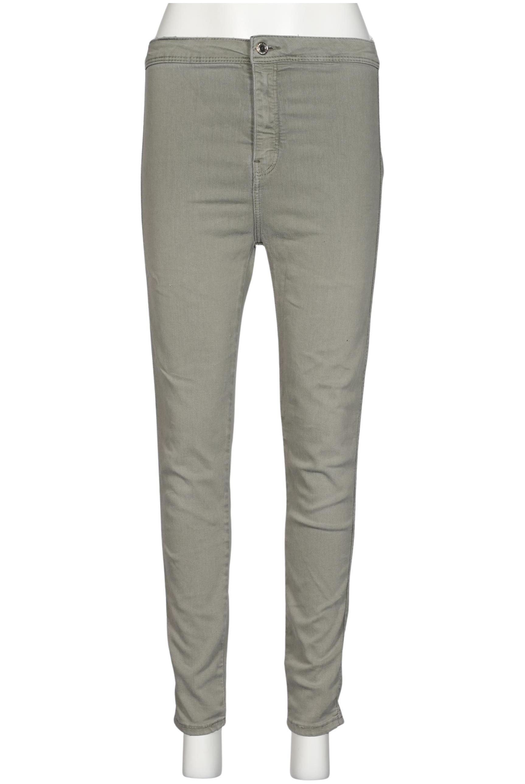 

bershka Damen Jeans, grün, Gr. 38