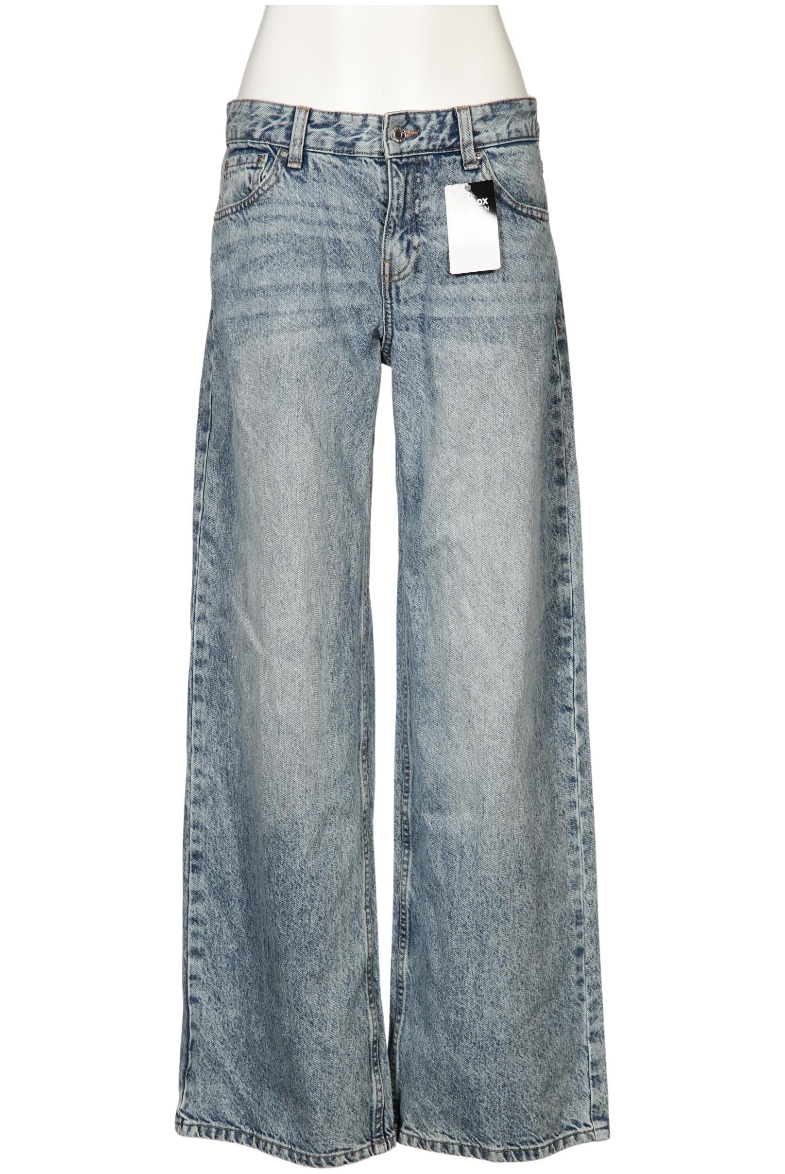 

bershka Damen Jeans, hellblau, Gr. 38
