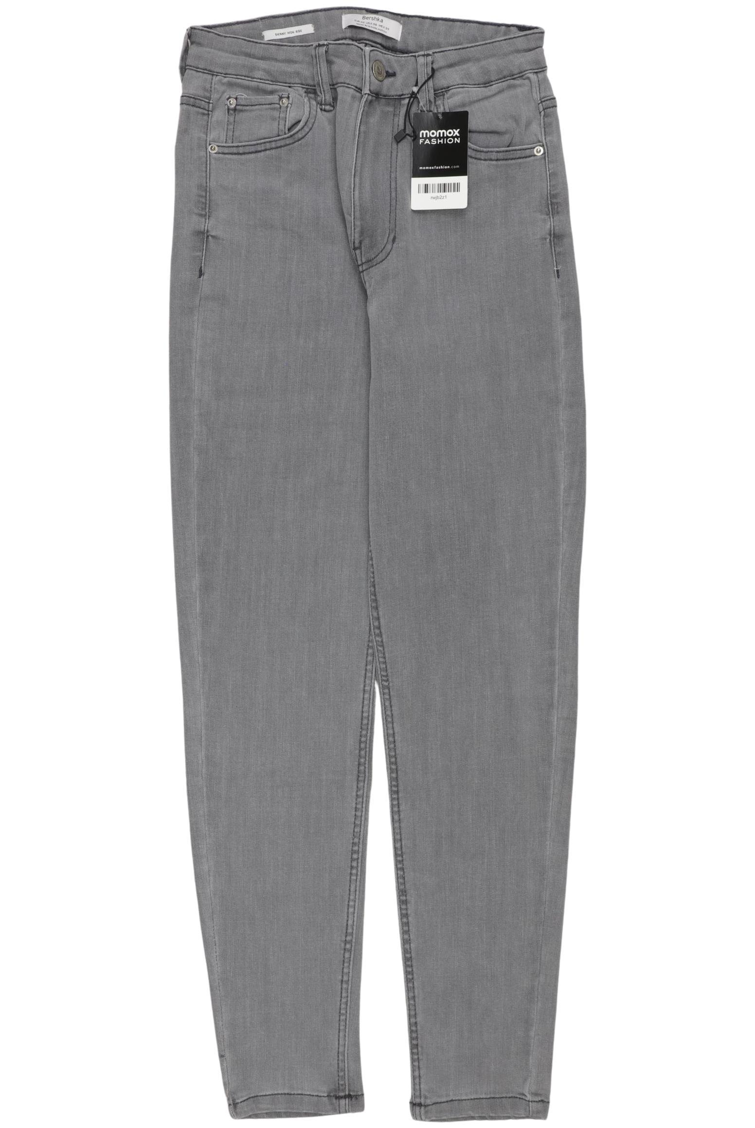 

bershka Damen Jeans, grau, Gr. 40