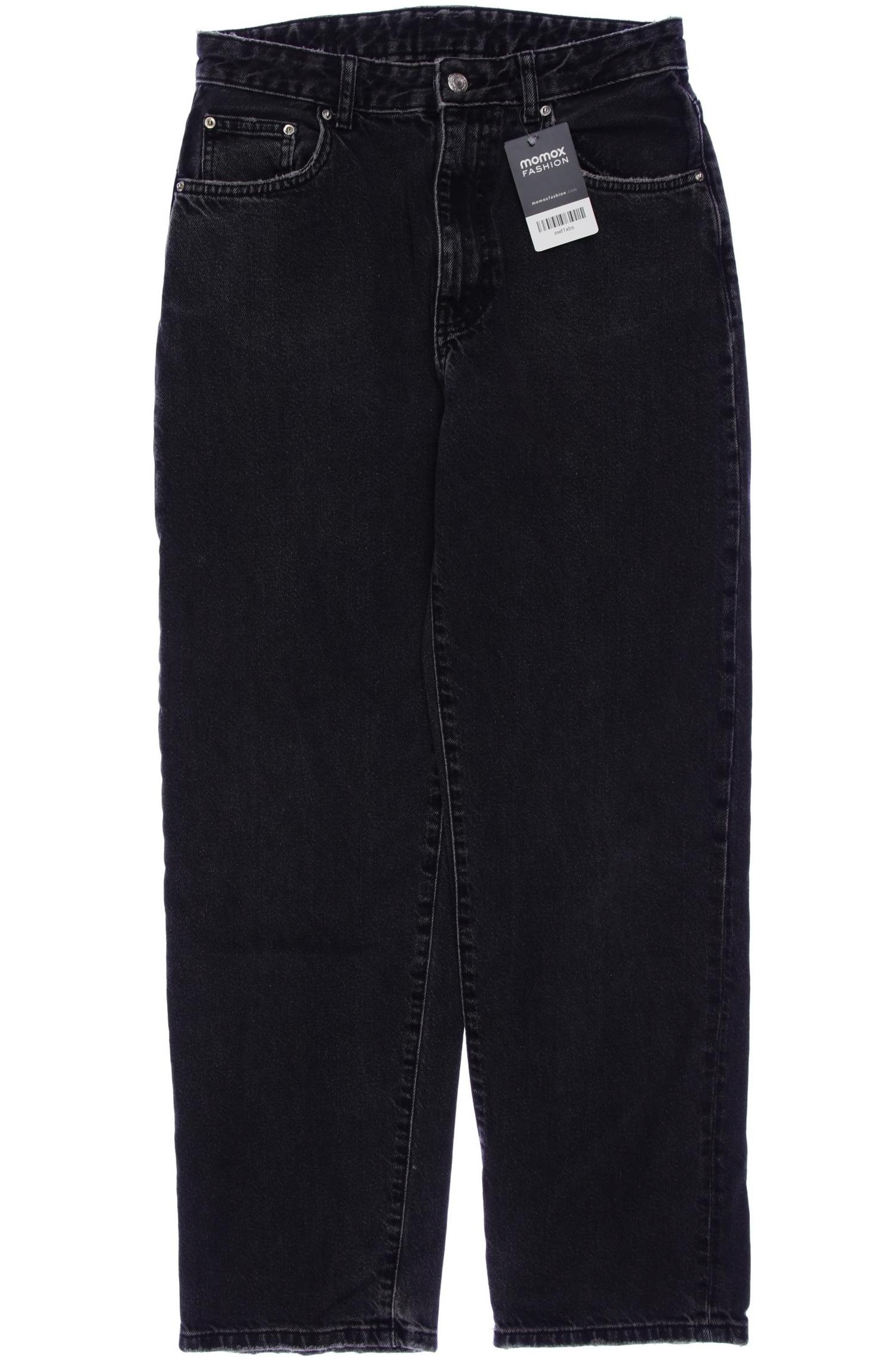 

bershka Damen Jeans, schwarz, Gr. 36