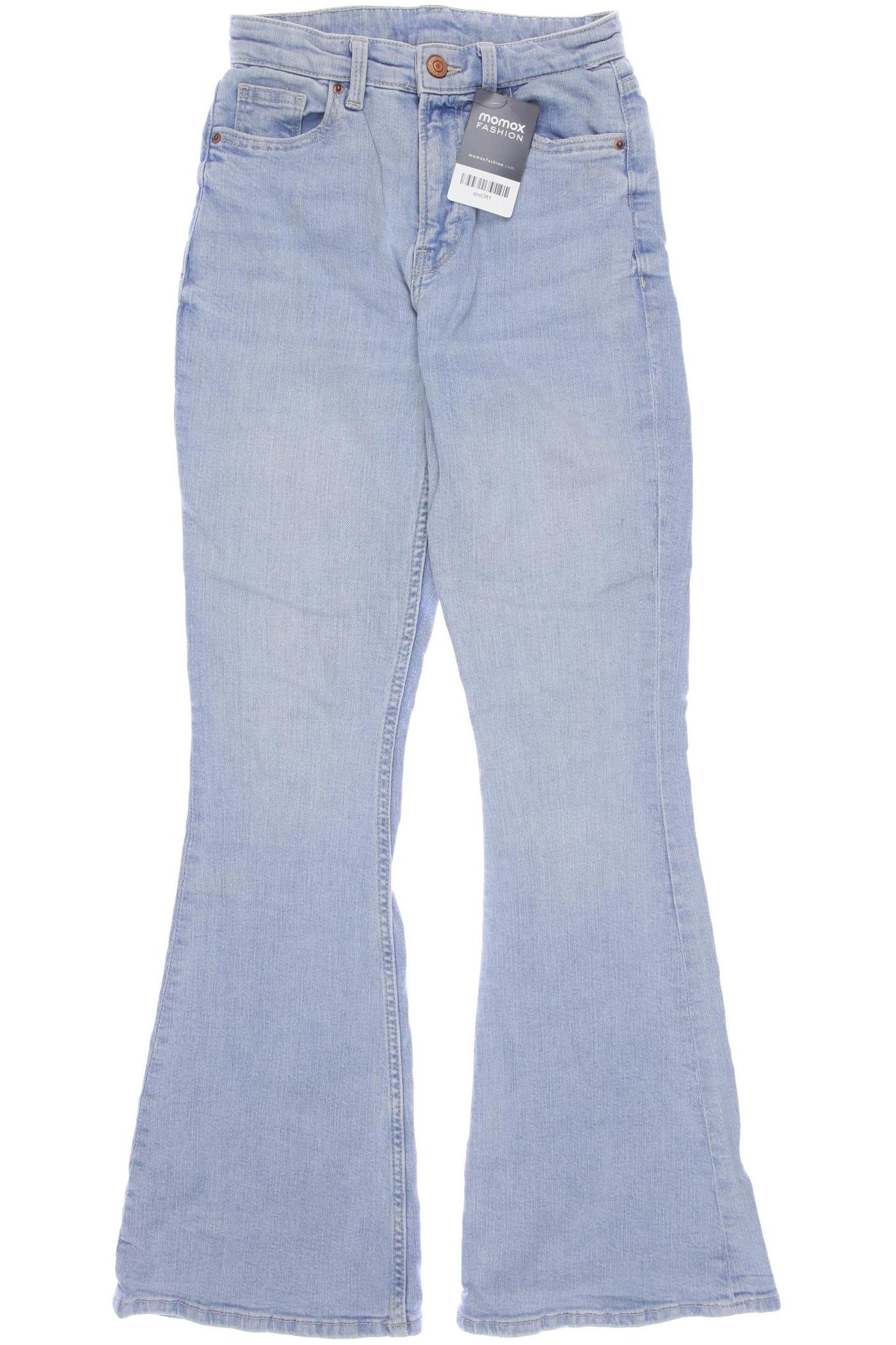 

bershka Damen Jeans, hellblau, Gr. 24