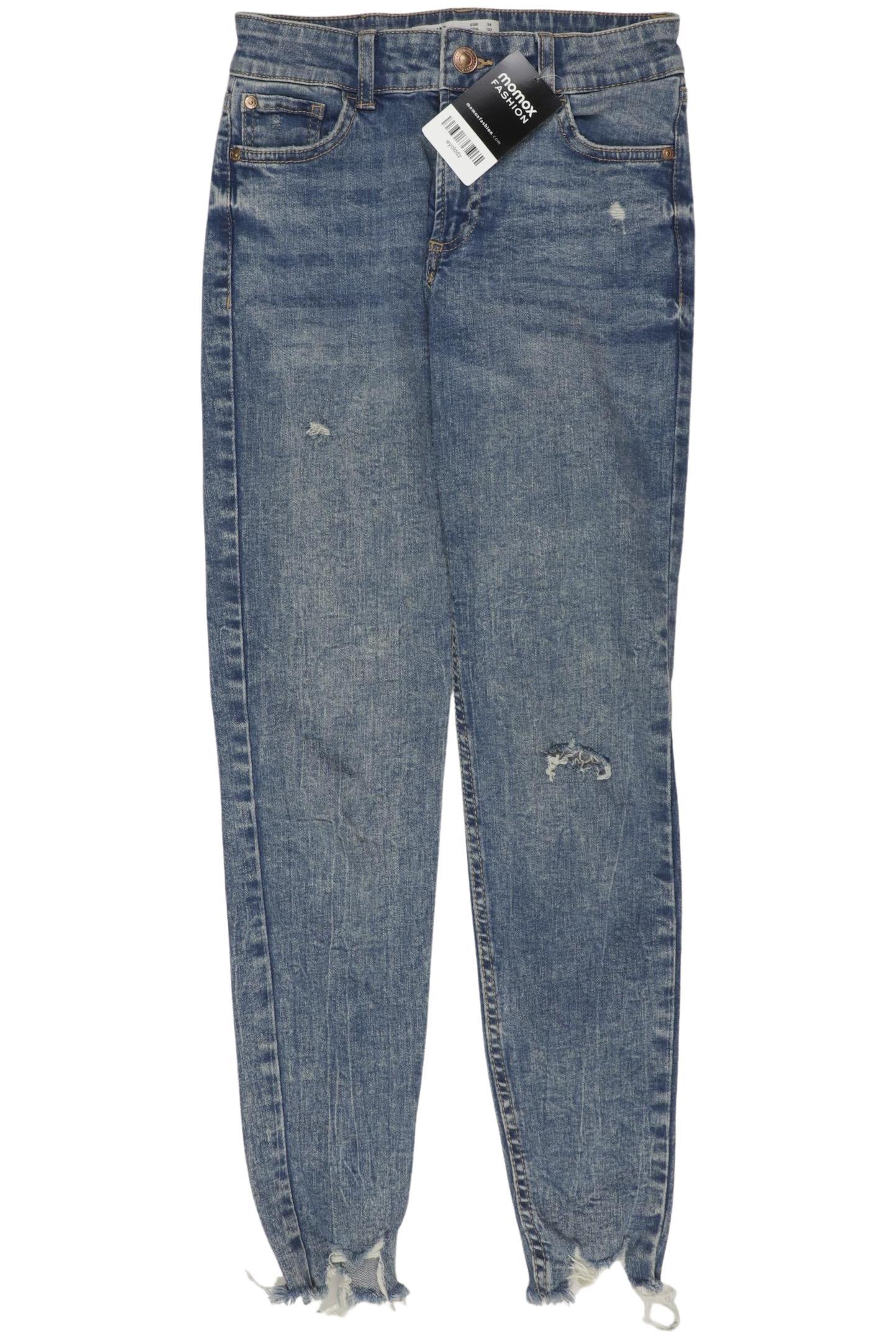 

bershka Damen Jeans, blau, Gr. 34