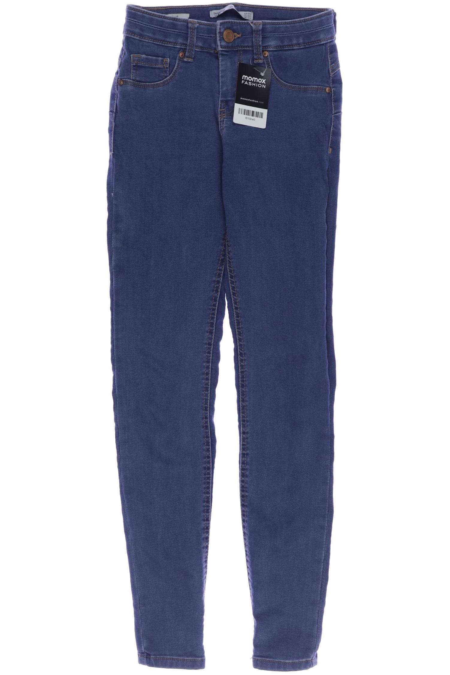 

bershka Damen Jeans, blau, Gr. 34